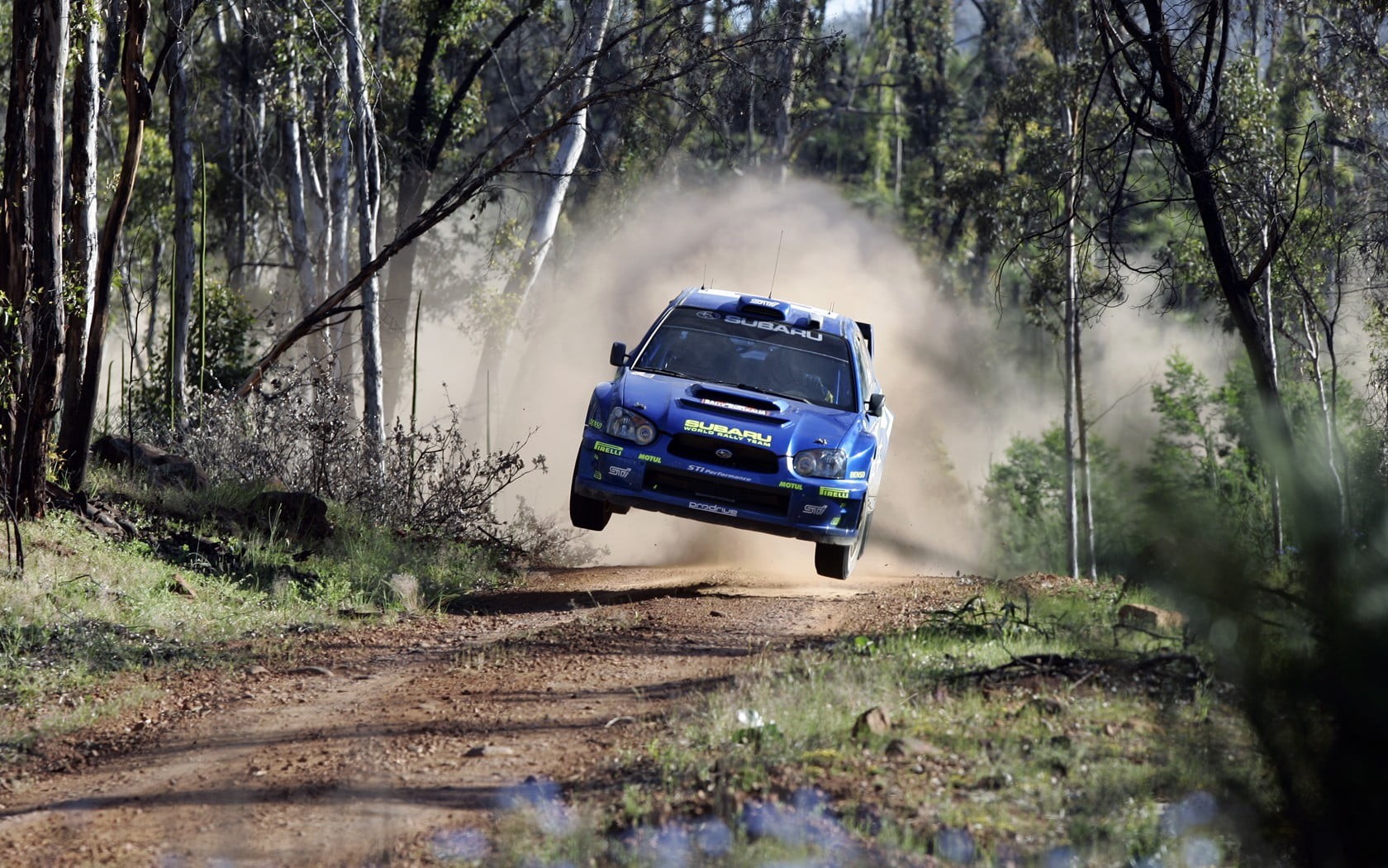 smoke - physical structure, on the move, mode of transportation, dirt road, 720P, outdoors, field, transportation, racing, jumping, motion, car, plant, HD Wallpaper