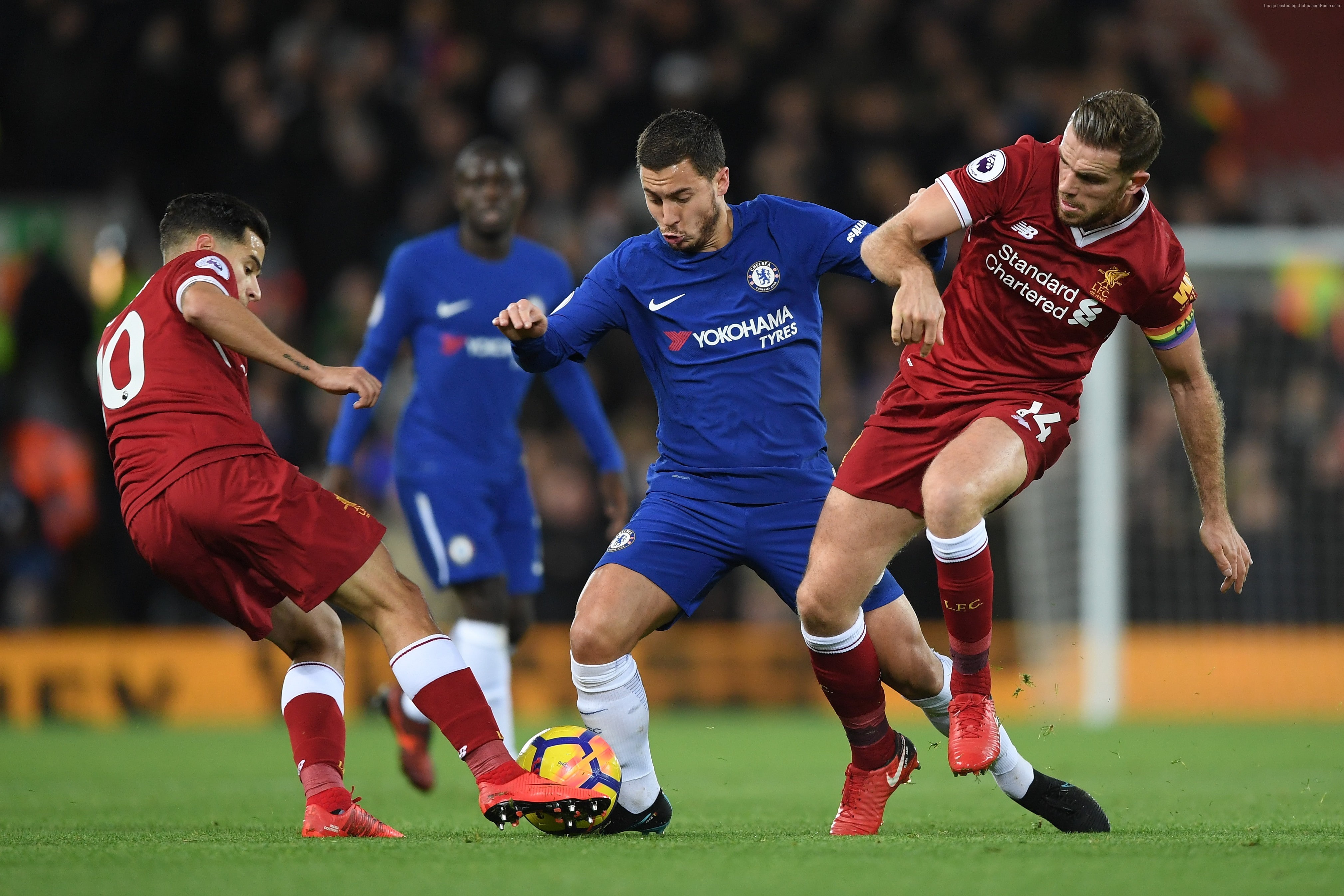 motion, clothing, group of people, team sport, struggle, stadium, 4K, playing, competition, red, soccer player, Chelsea, sports uniform, athlete, challenge, HD Wallpaper
