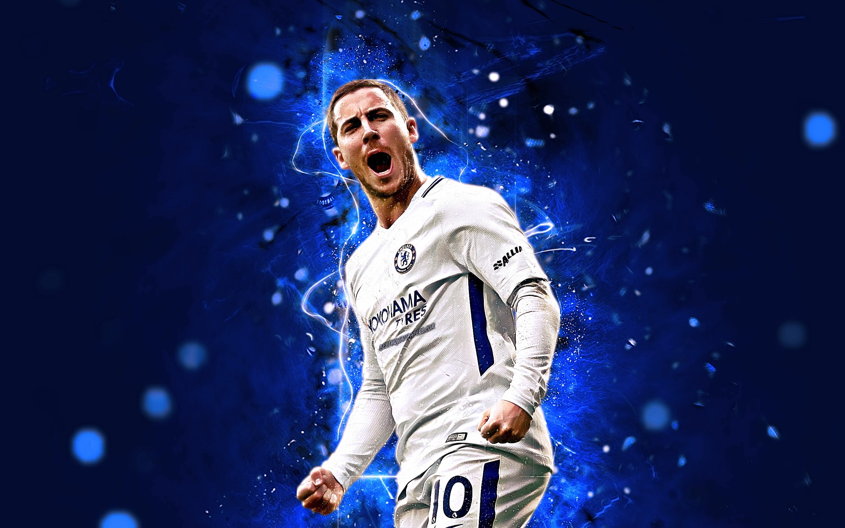 Belgian, 2K, Chelsea F.C., Soccer, Eden Hazard, HD Wallpaper
