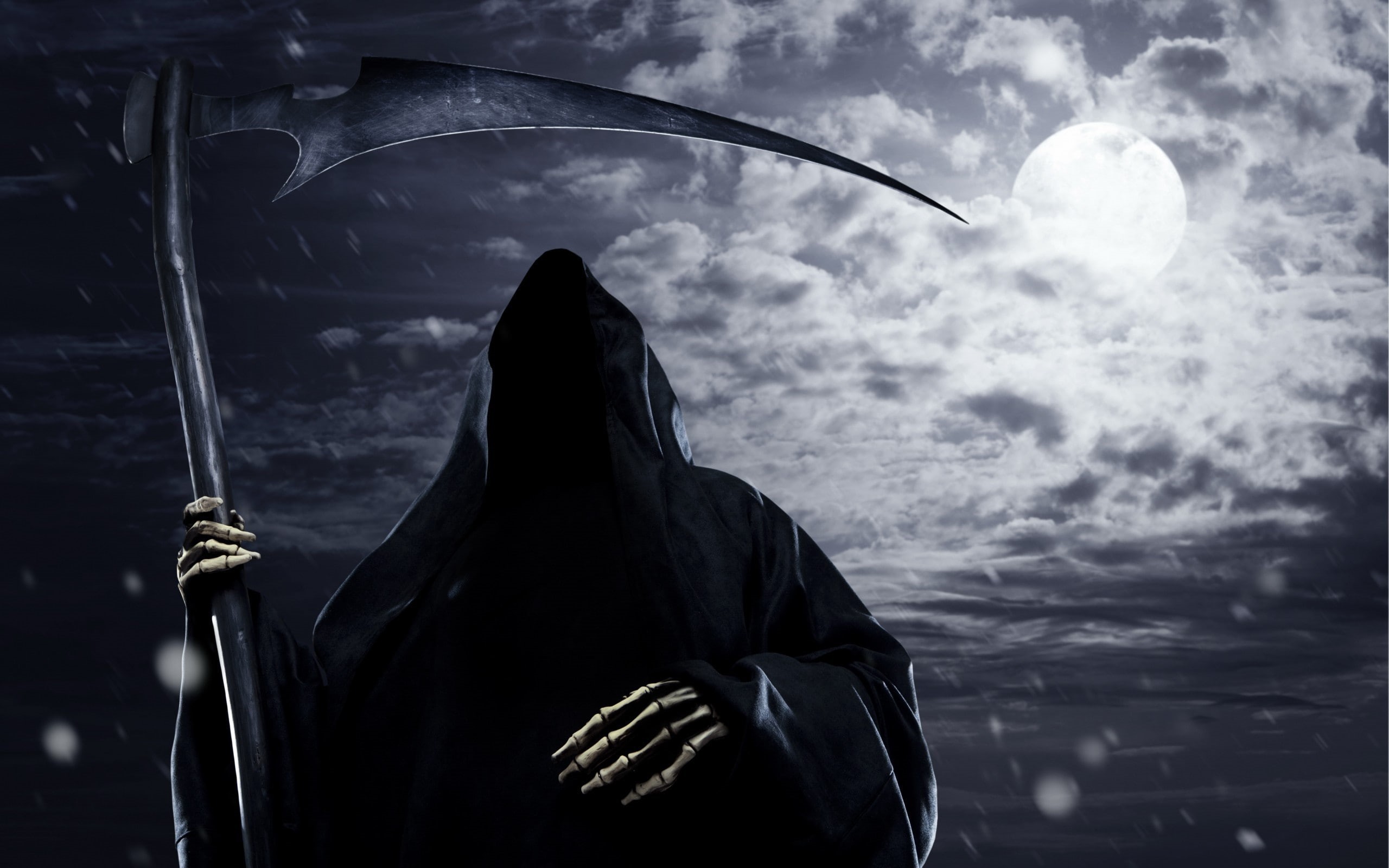 2K, Grim Reaper, fantasy art, scythe, death, HD Wallpaper