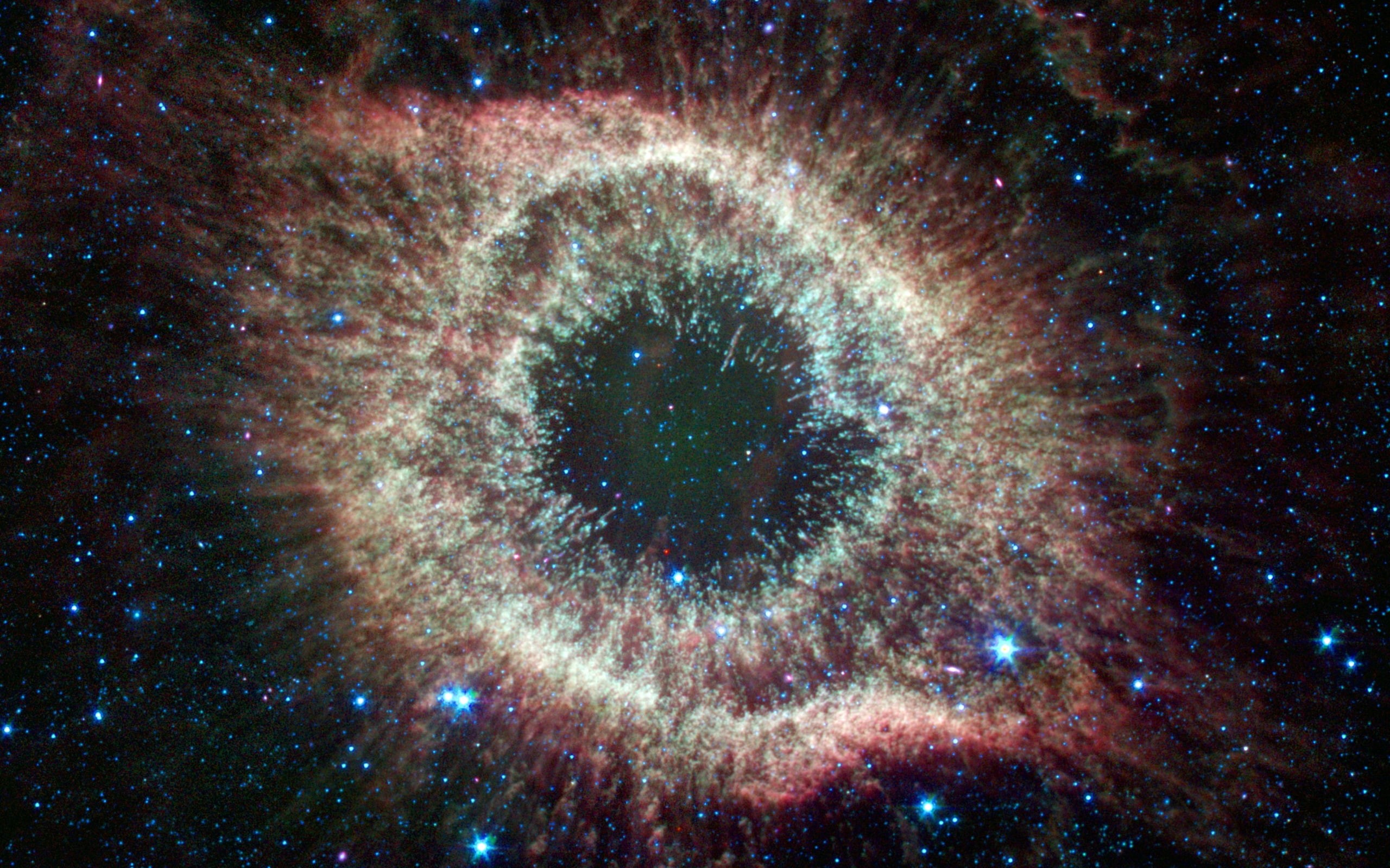 helix, 2K, infrared, nebula, HD Wallpaper