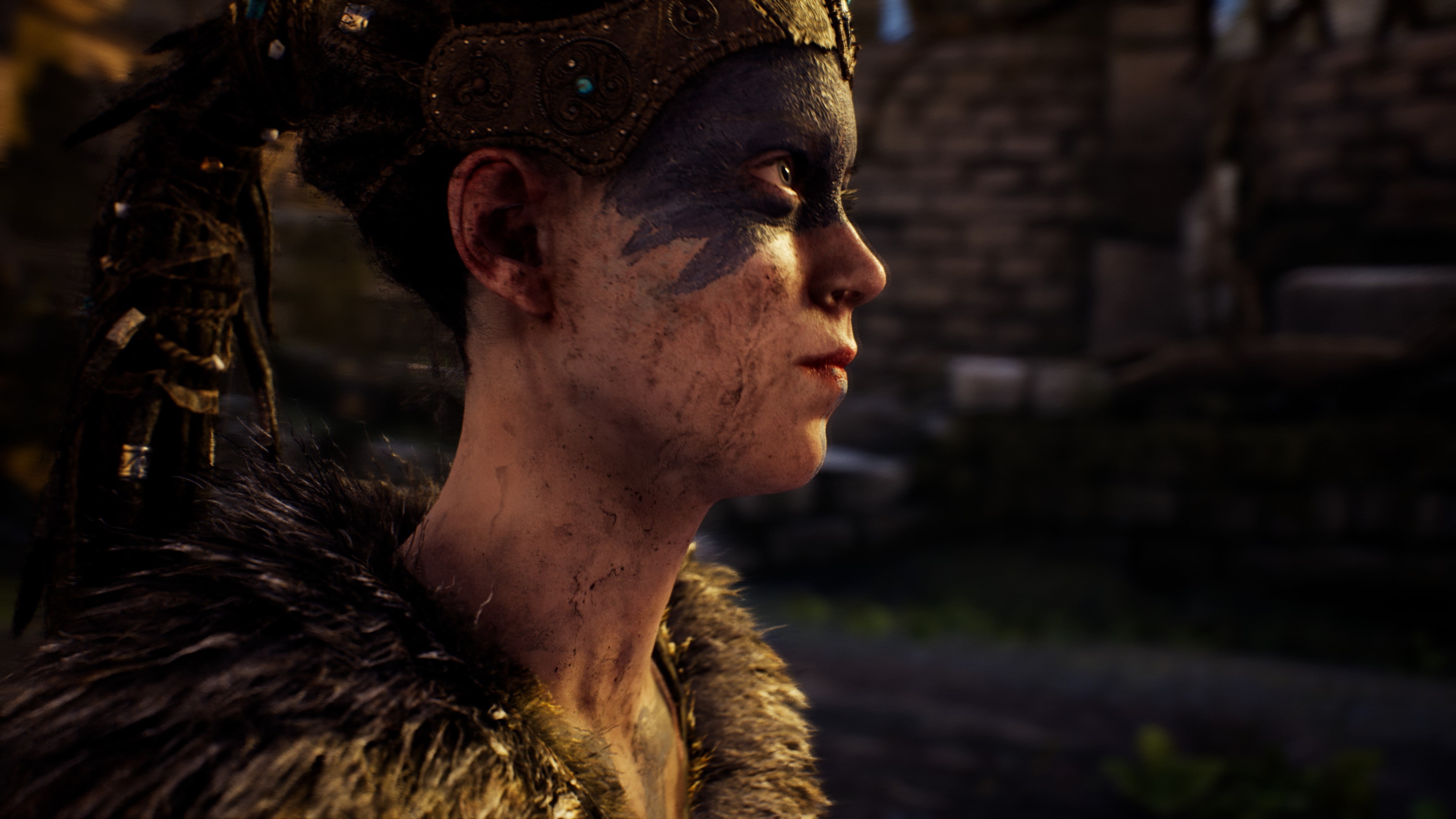 history, hero, contemplation, portrait, one person, spirituality, looking away, statue, headshot, video games, close-up, human face, religion, Hellblade: Senuas Sacrifice, HD Wallpaper