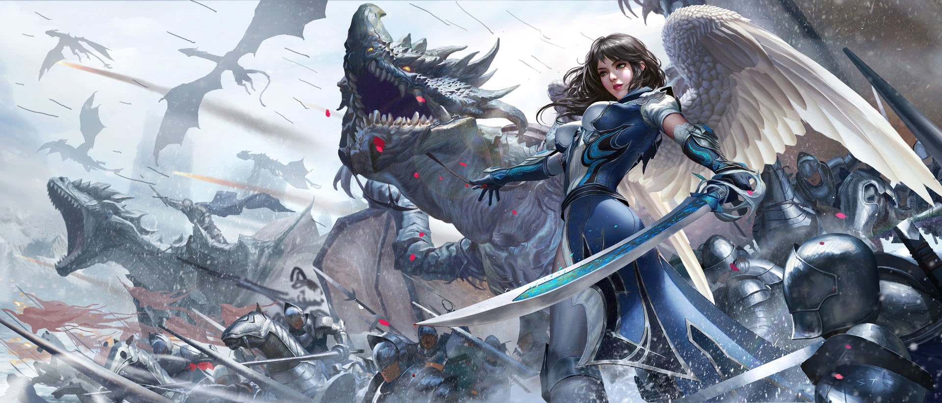 mode of transportation, game, lifestyles, transportation, one person, portrait, architecture, warrior, dragon, 1080P, video, screenshot, outdoors, full length, HD Wallpaper