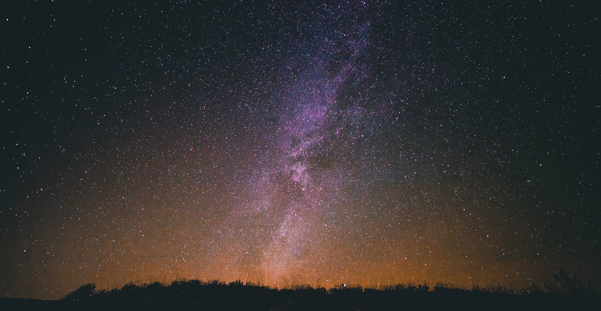 starry night, landscape, stars, 1080P, skyscape, Milky Way, HD Wallpaper