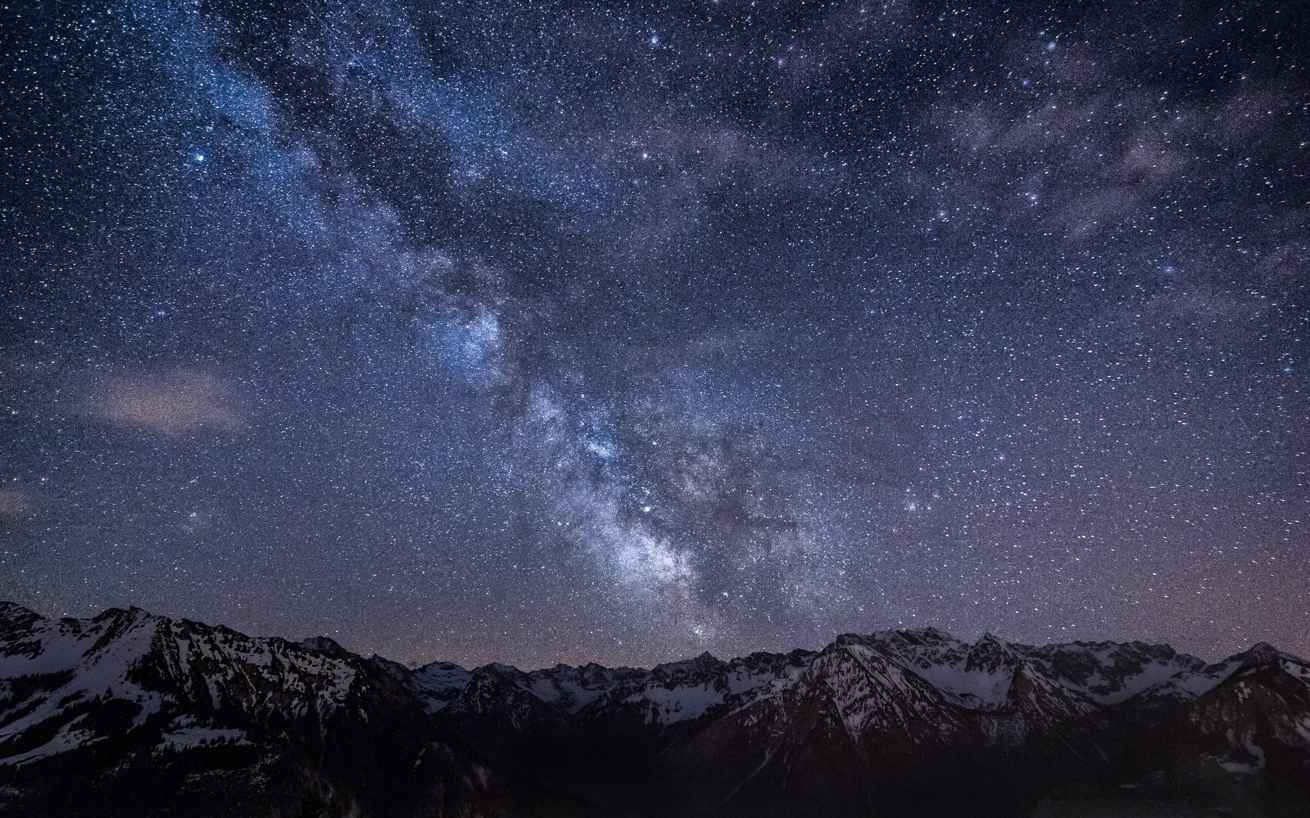 2K, stars, galaxy, skyscape, Milky Way, sky, HD Wallpaper