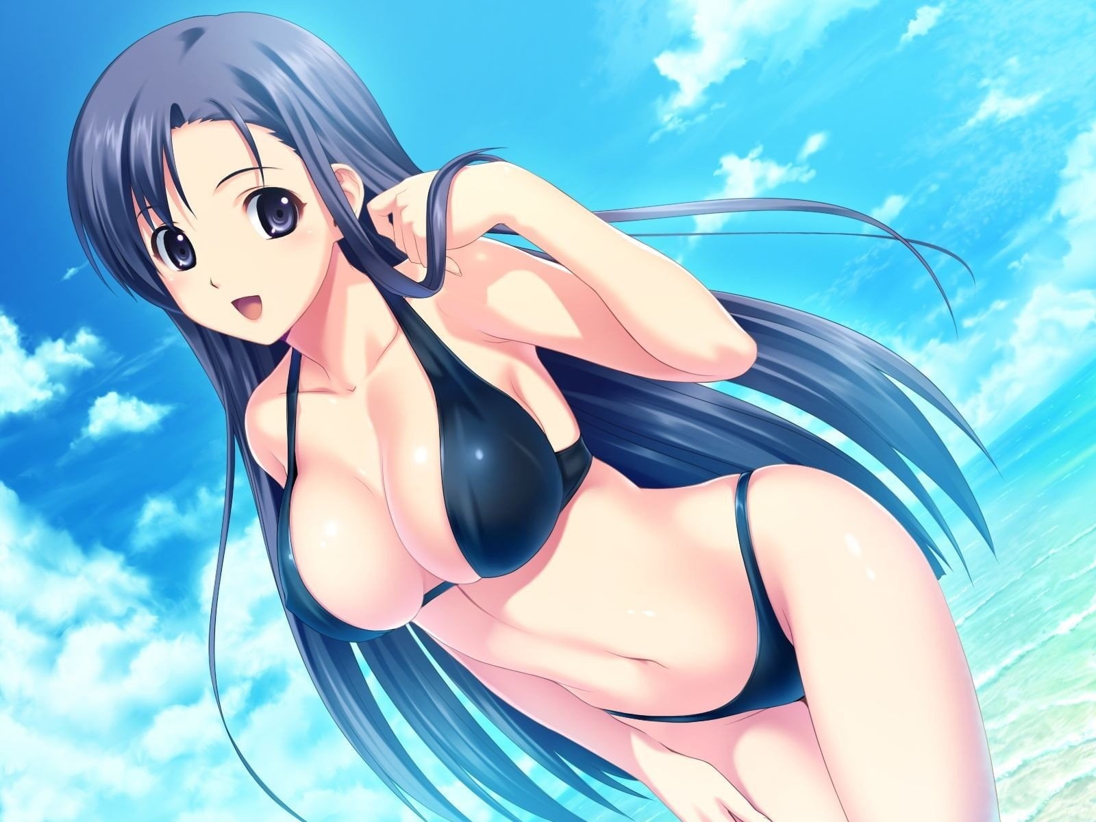 girl, sweet, beauty, 720P, beautiful, cute, anime, lovely, HD Wallpaper