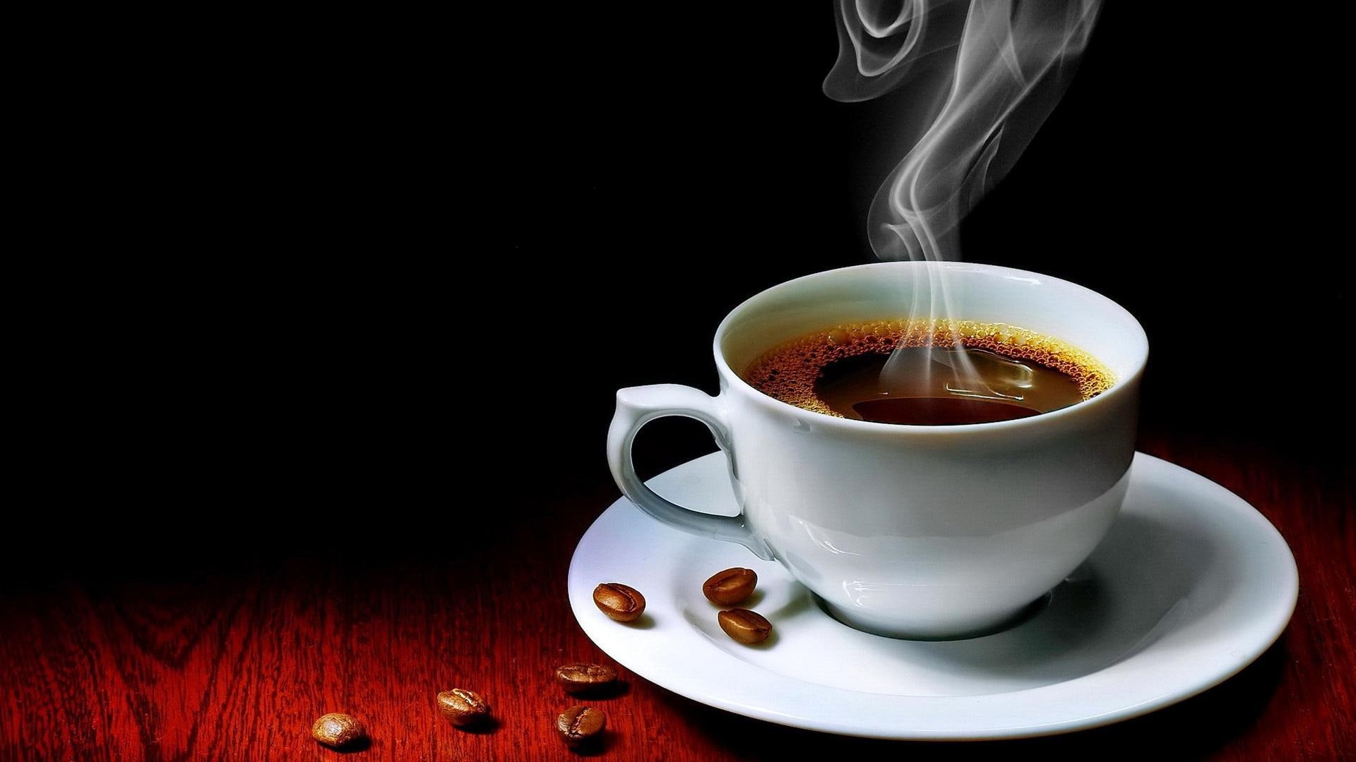 lovely, nice, table, coffee, 1080P, smoke, beans, pleasant, beautiful, pretty, fresh, cafe, drink, HD Wallpaper