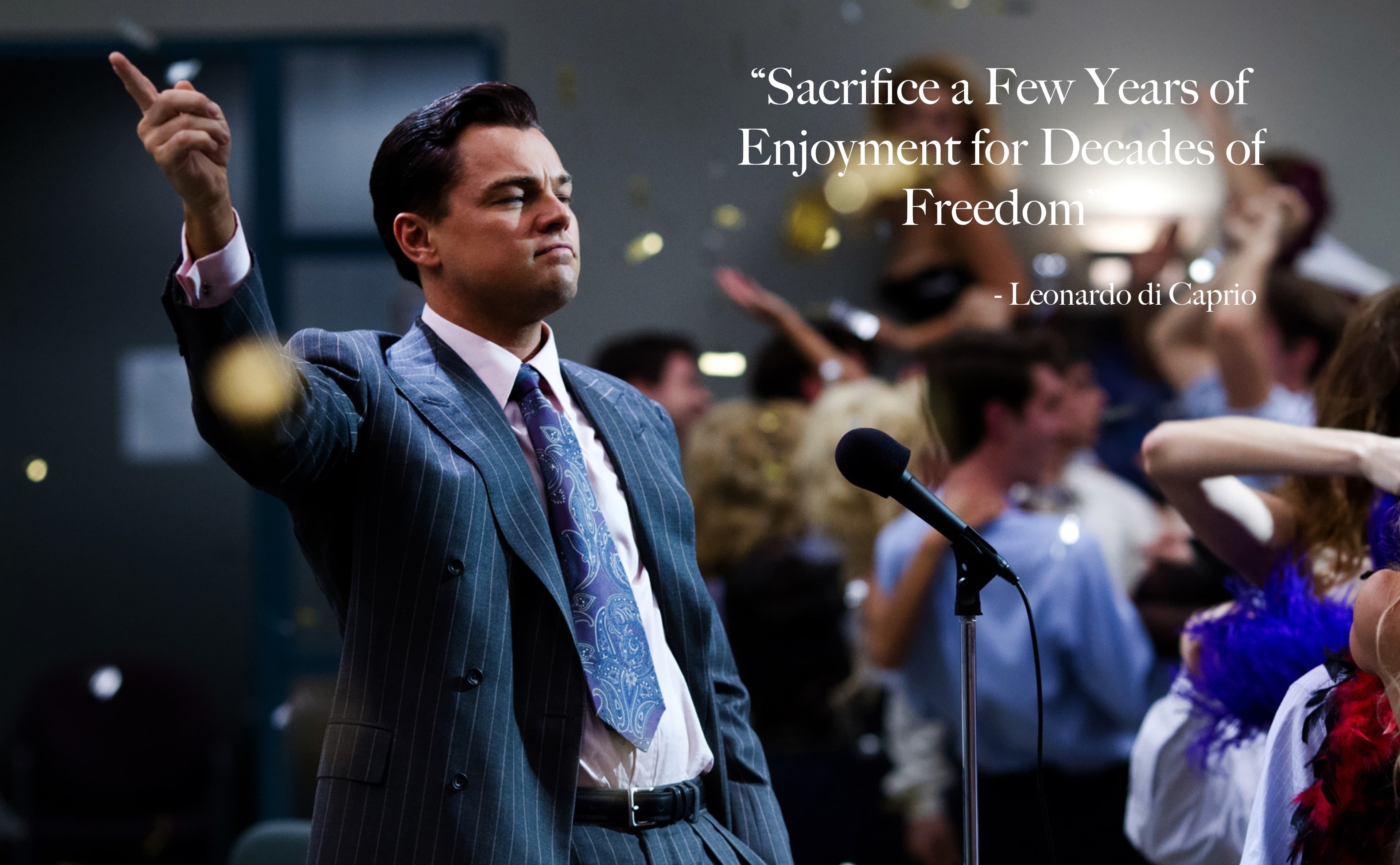 quote, incidental people, Typography, arts culture and entertainment, adult, real people, people, standing, young men, Leonardo, gesturing, leonardo di caprio quotes, HD Wallpaper