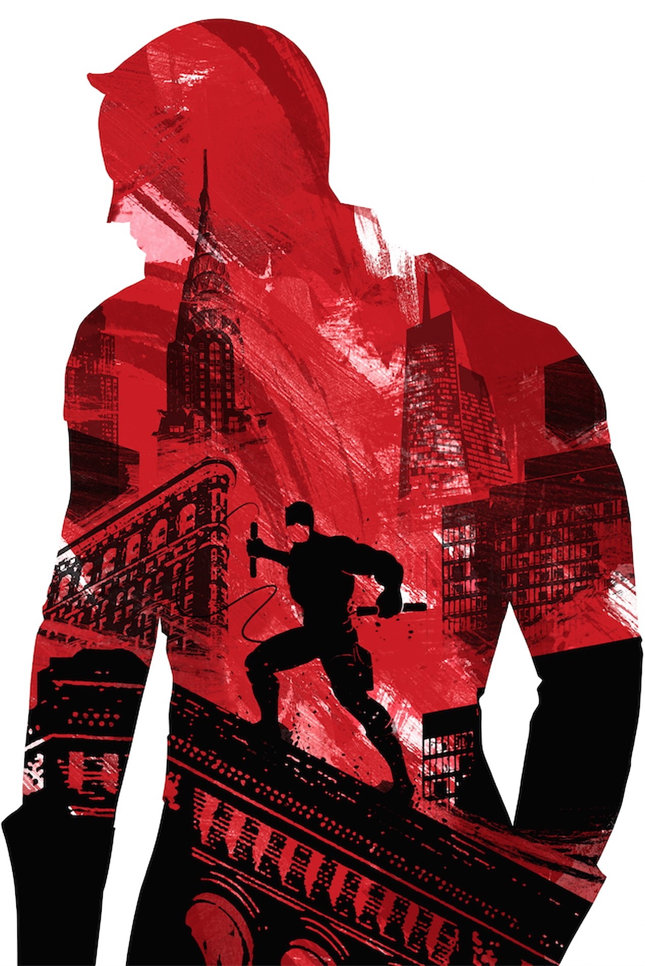 artwork, Daredevil, portrait display, 720P, fan art, Phone HD Wallpaper