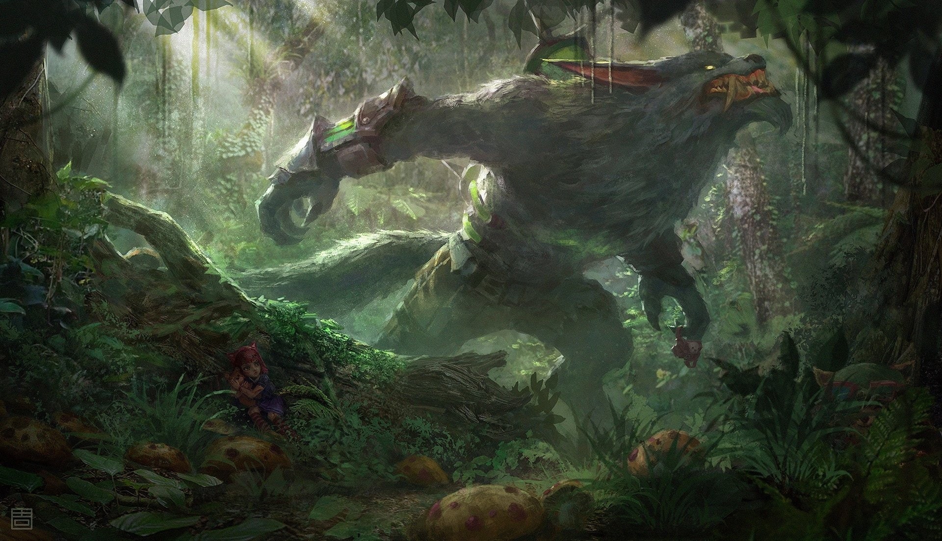Annie (League Of Legends), Video Game, League Of Legends, 1080P, Warwick (League Of Legends), HD Wallpaper