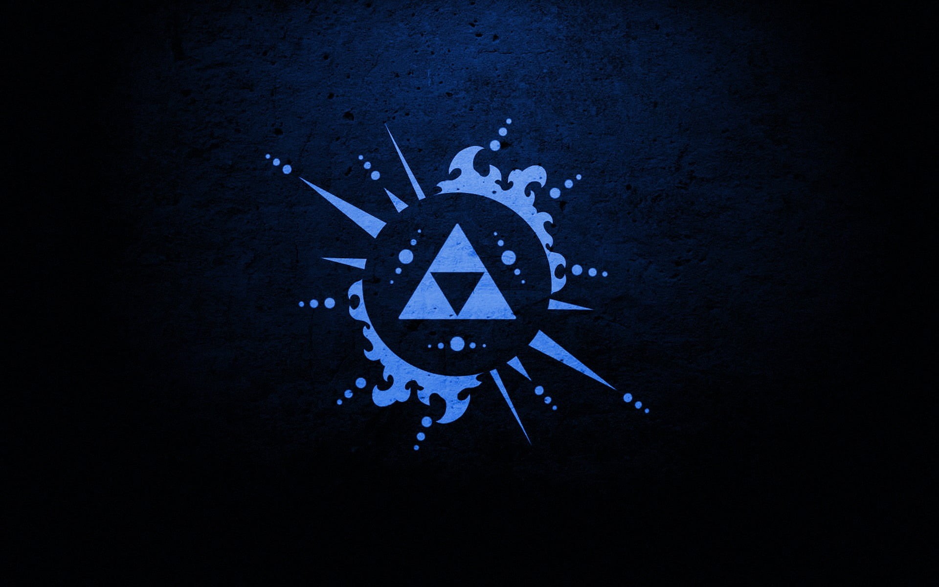 sign, wall - building feature, 1080P, abstract, close-up, warning sign, black background, art and craft, symbol, blue, no people, black color, backgrounds, HD Wallpaper