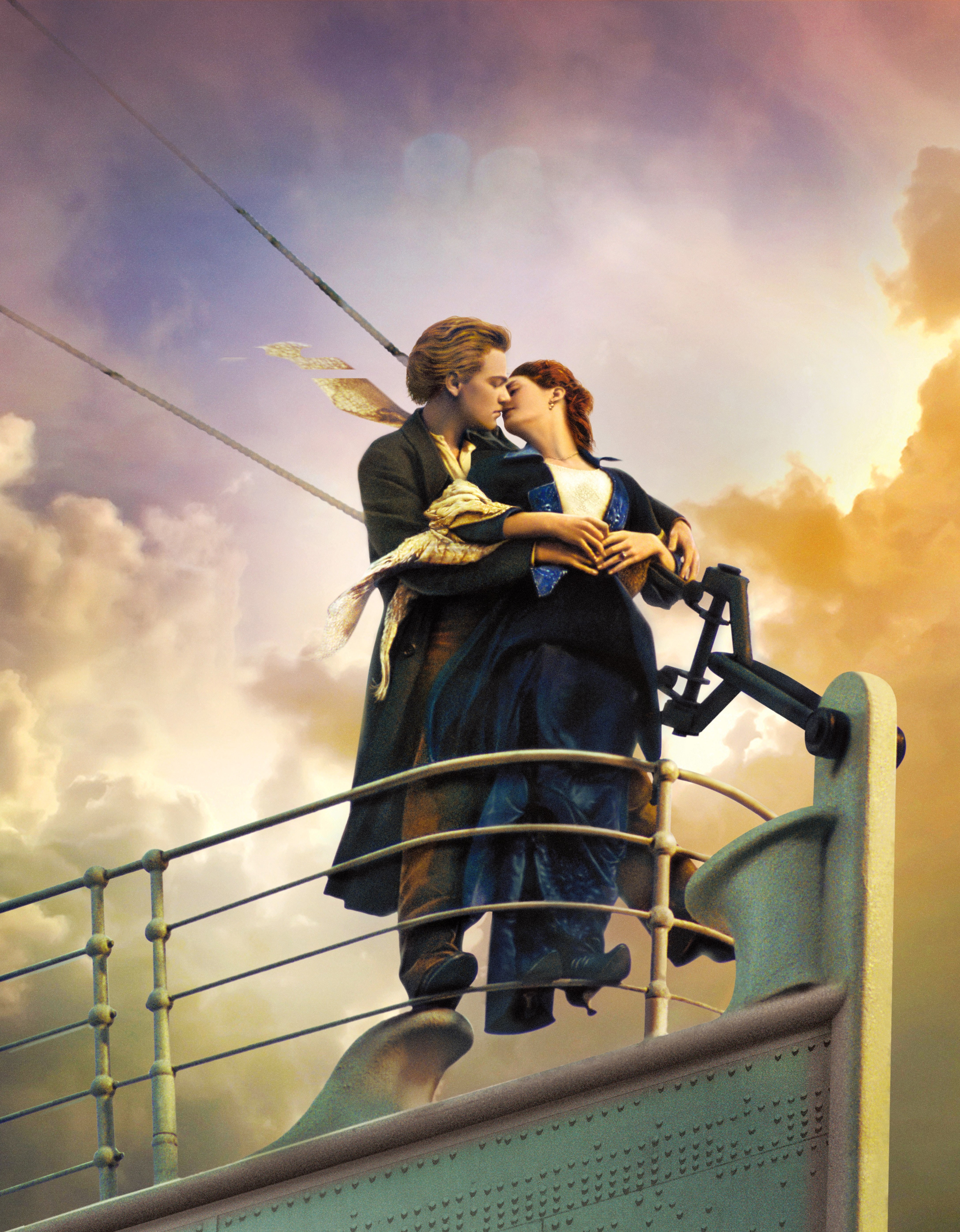 movie, Kate Winslet, Titanic, 5K, Leonardo DiCaprio, Phone HD Wallpaper