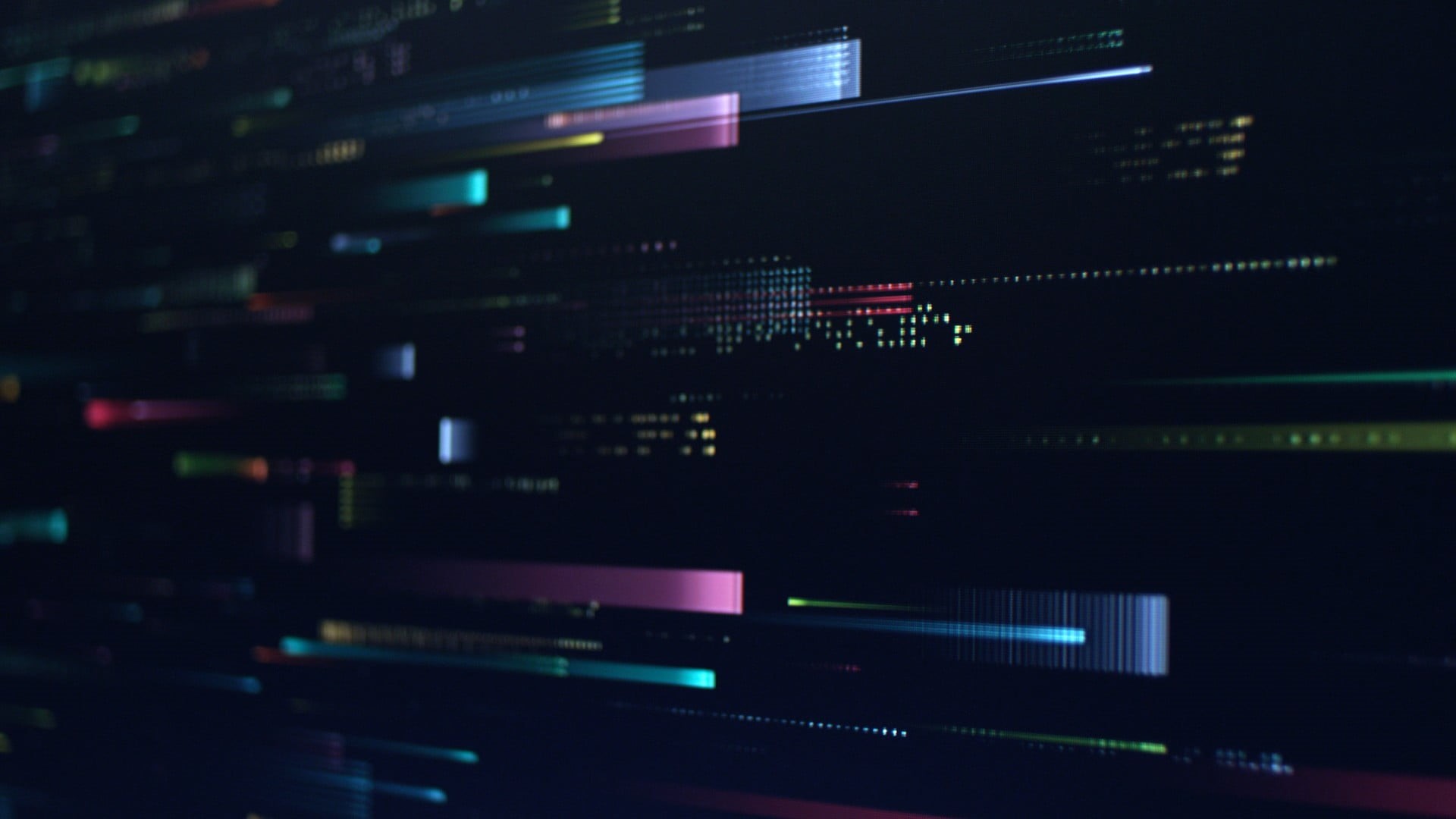 indoors, glowing, digital art, electrical equipment, sound recording equipment, lights, data, lapse, computer monitor, audio equipment, no people, 1080P, HD Wallpaper