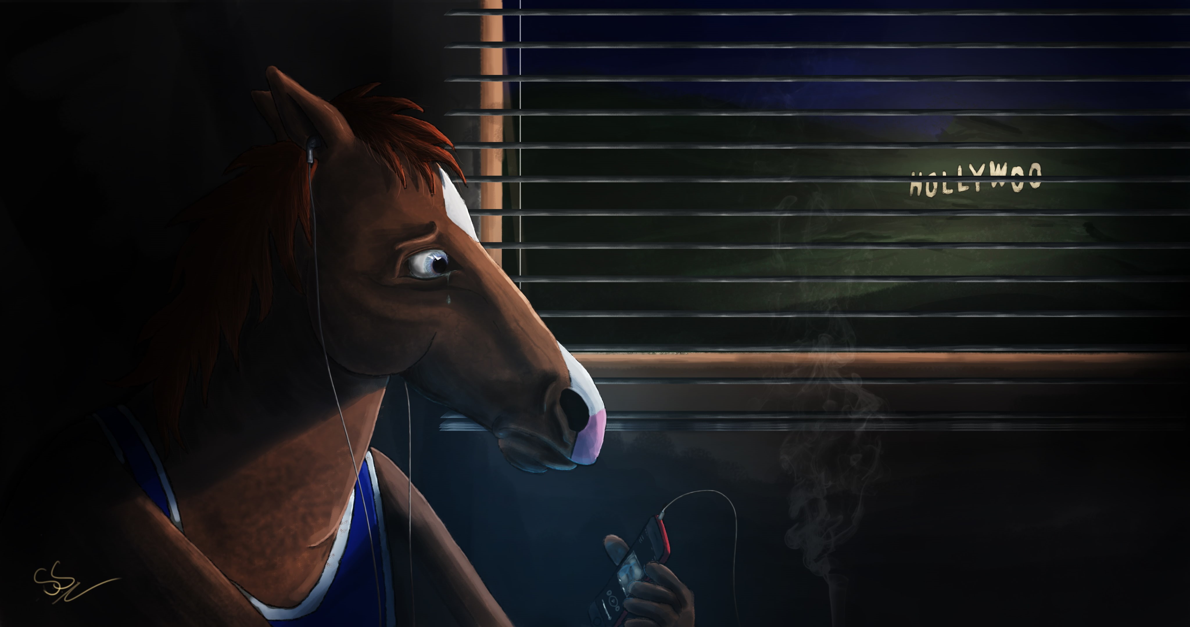 deviantart, 4K, 4k, bojack horseman, animated tv series, hd, tv shows, HD Wallpaper