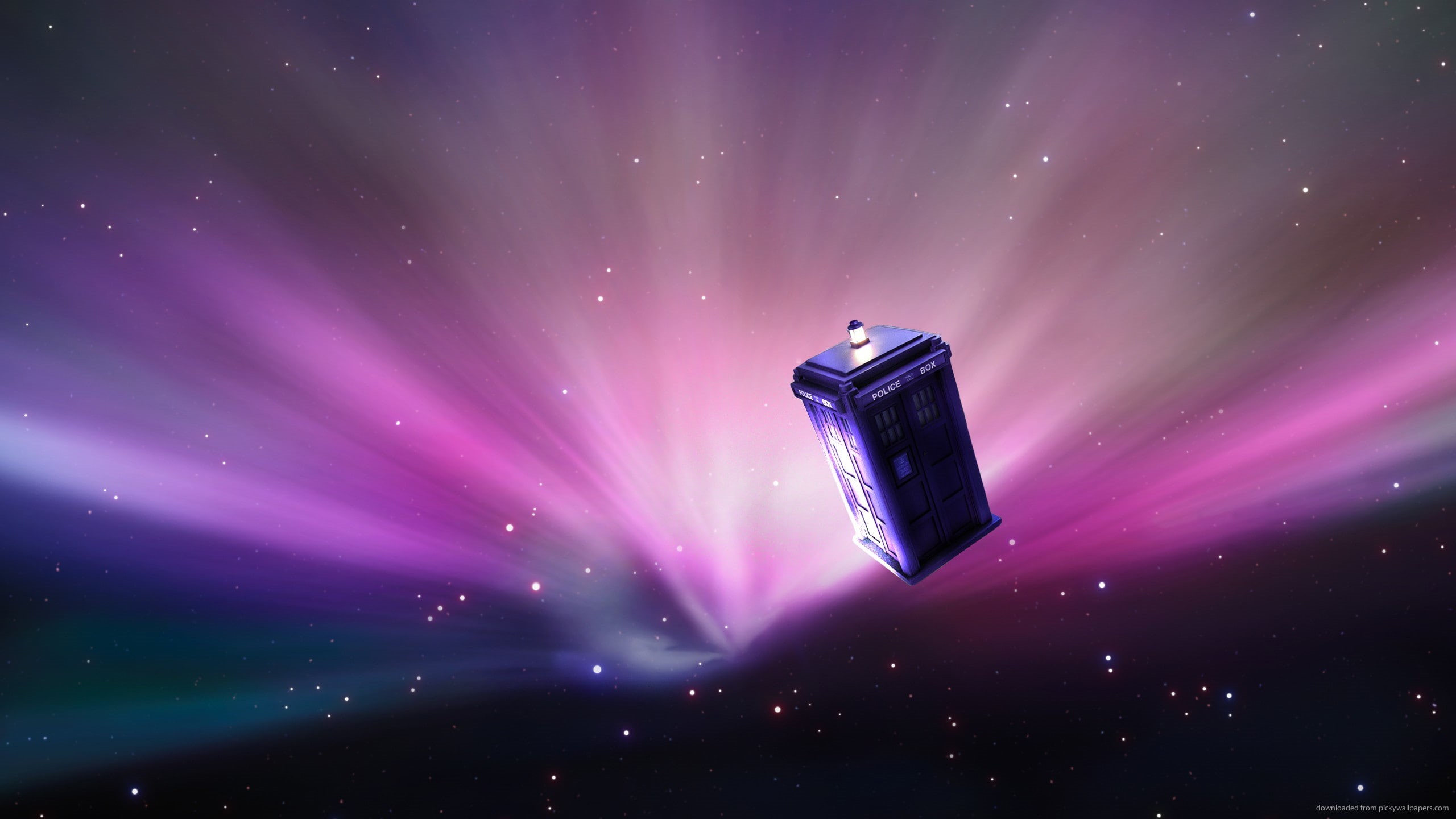 nature, star, star - space, technology, space and astronomy, outdoors, scenics - nature, arts culture and entertainment, beauty in nature, TARDIS, pink color, HD Wallpaper