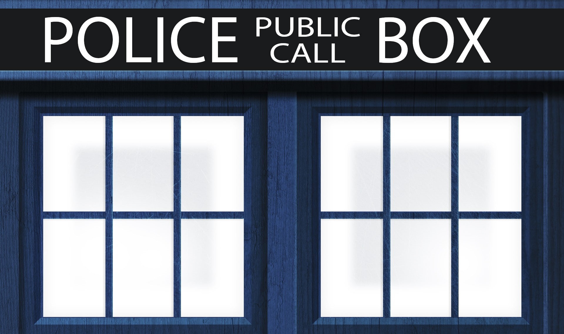 western script, script, communication, TARDIS, number, window, safety, no people, architecture, 1080P, window frame, built structure, glass - material, HD Wallpaper