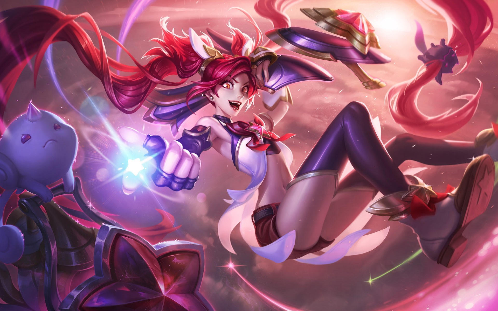magic, 1080P, Star Guardian, Jinx (League of Legends), HD Wallpaper