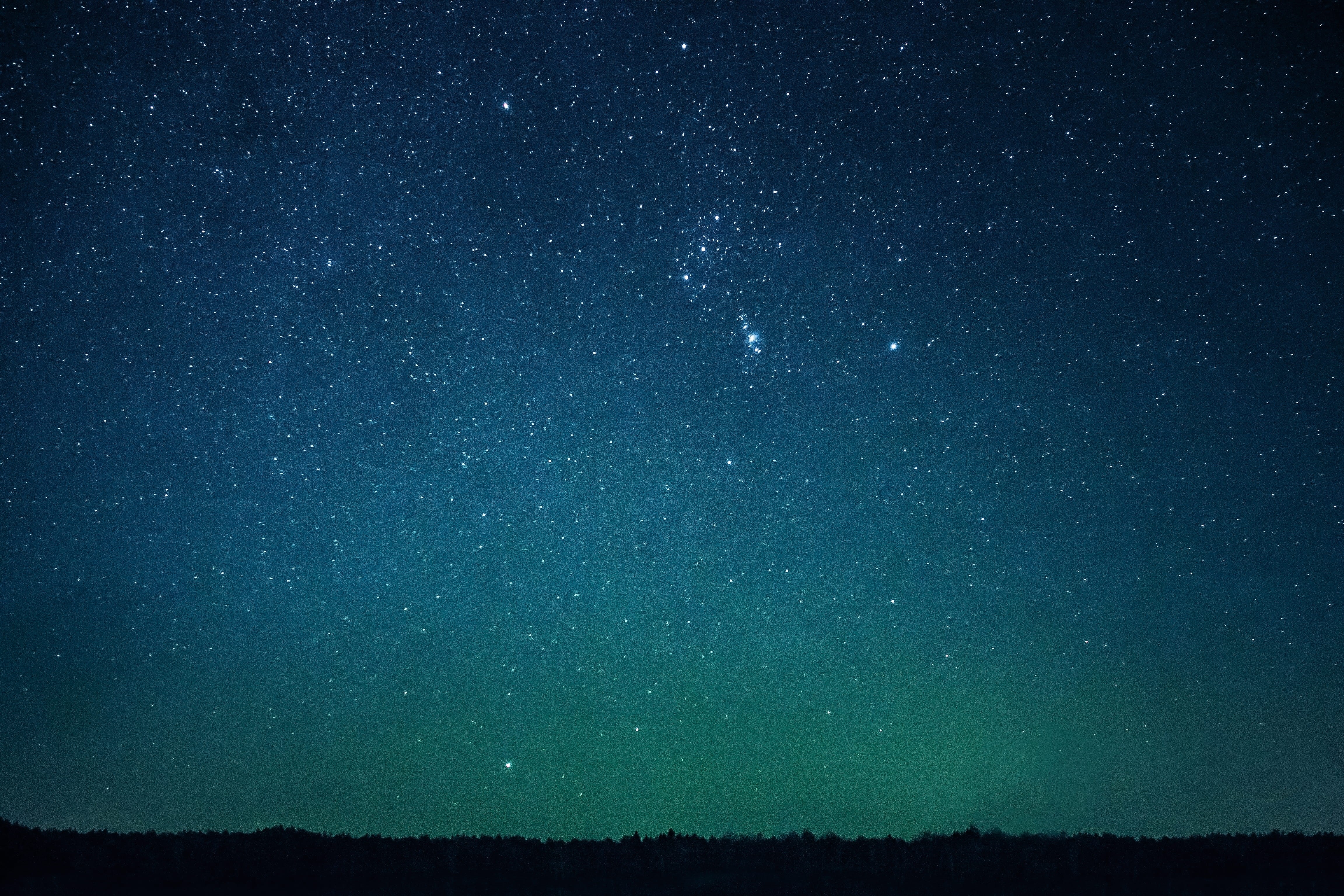 space and astronomy, scenics, nebula, nature, no People, black, infinity, environment, low angle view, 4K, night sky, constellation, green, landscape, HD Wallpaper
