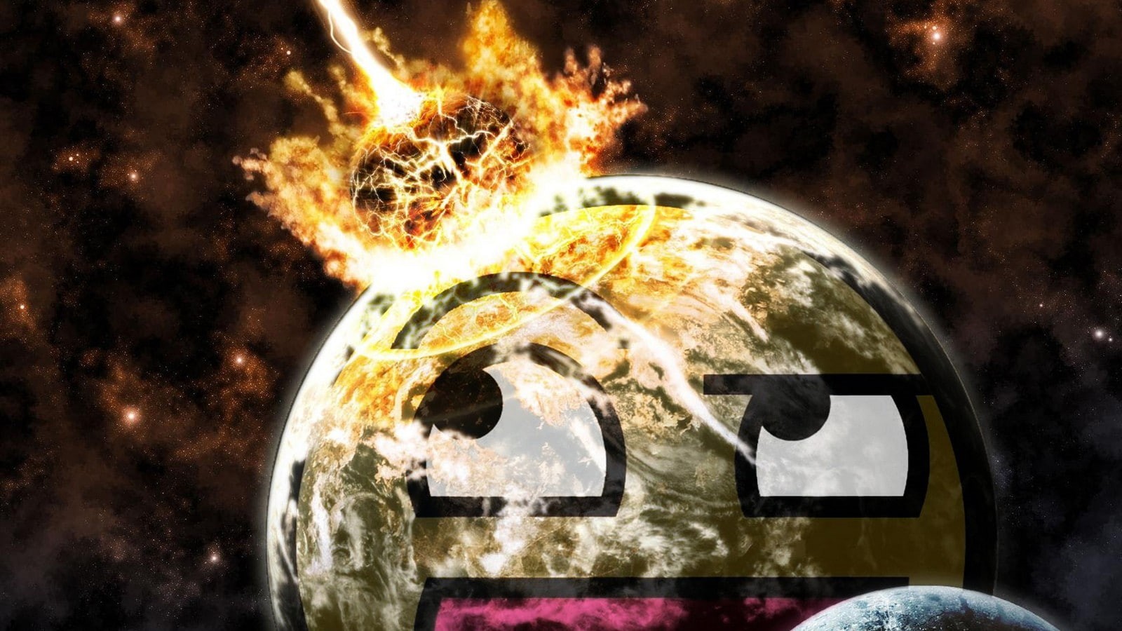 destruction, astronomy, outdoors, burning, night, comet, awesome face, communication, space exploration, explosive, no people, fire, space, flame, motion, HD Wallpaper