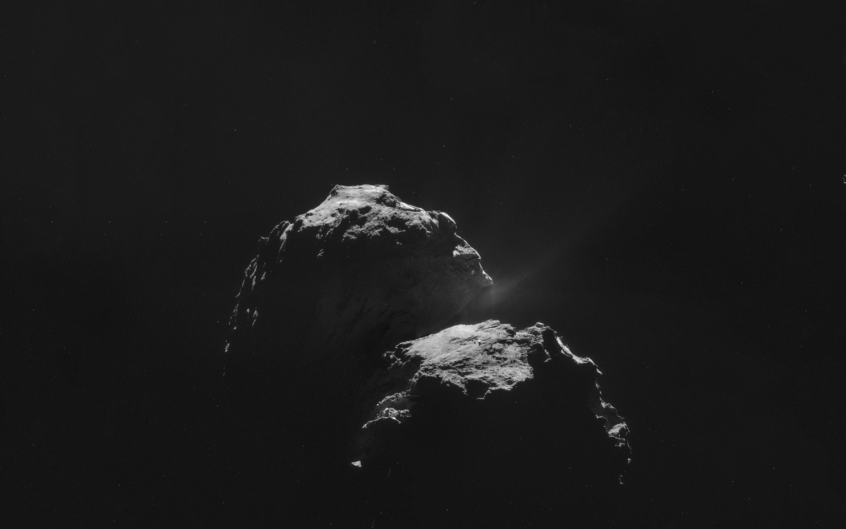 rock - object, beauty in nature, comet, low angle view, rock, mountain, nature, tranquility, monochrome, 2K, night, physical geography, solid, outdoors, HD Wallpaper