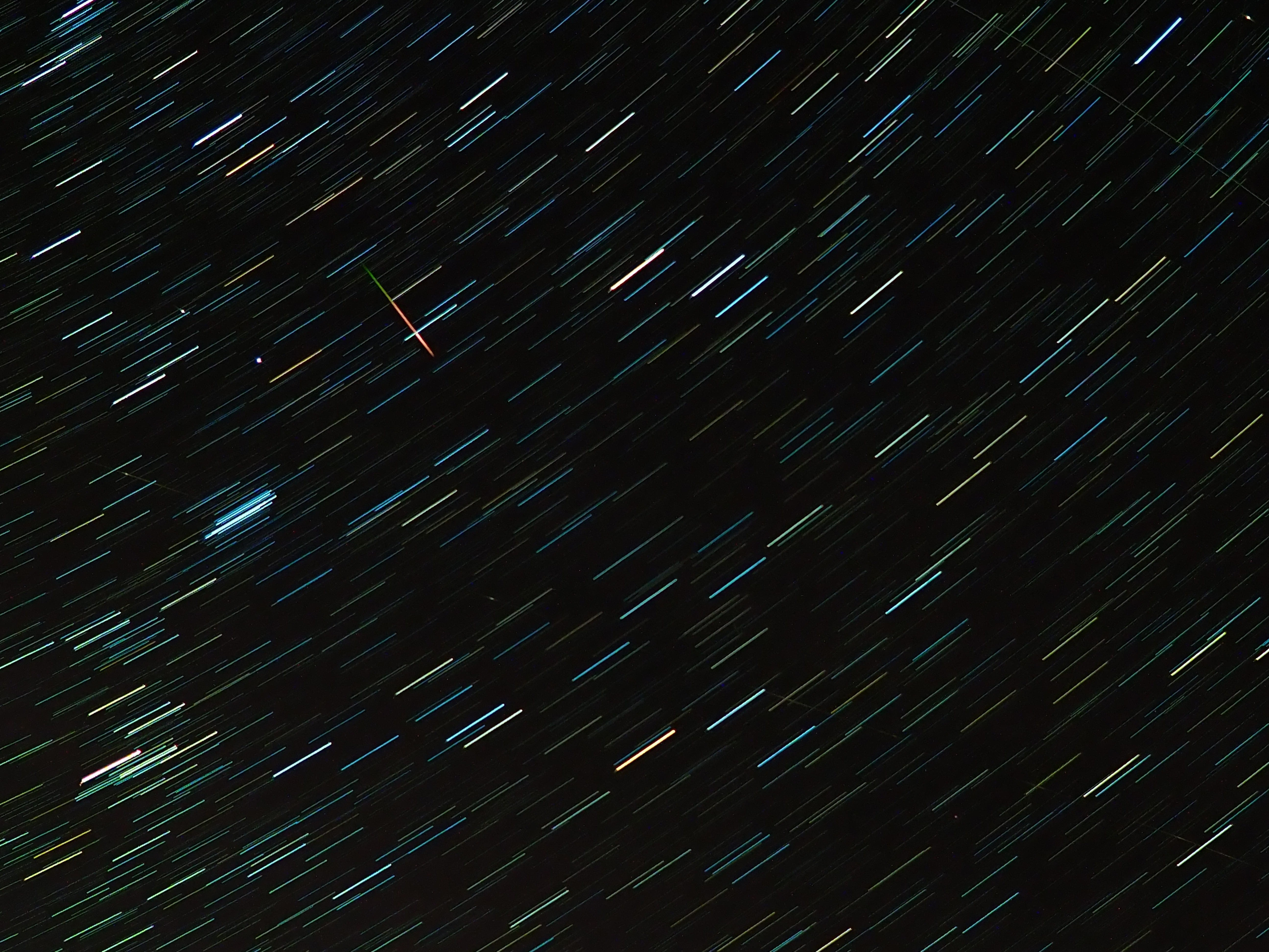 startrails, long exposure, star, astronomy, rotation of the earth, tranquility, night, beauty in nature, star field, star - space, star trails, 5K, night sky, HD Wallpaper