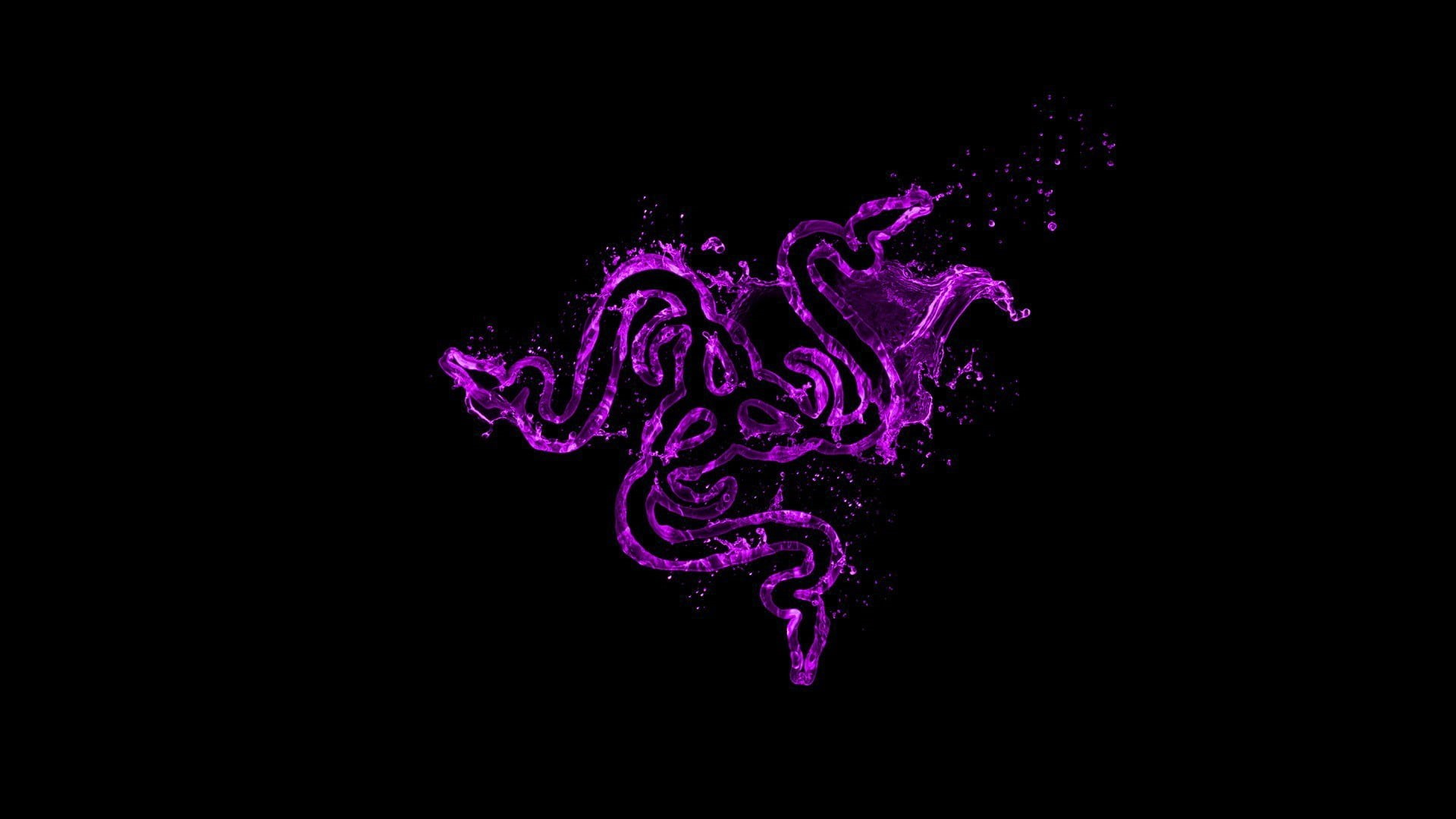 minimalism, pattern, logo, digital art, splashing, 1080P, motion, video games, Razer, close-up, cut out, smoke - physical structure, studio shot, creativity, HD Wallpaper