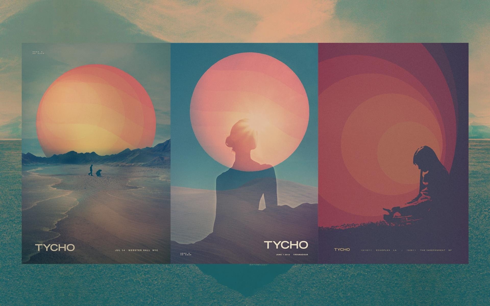 indoors, composite image, sunset, multiple exposure, geometric shape, sky, tycho artwork scott hansen graphic design sun colorful, orange color, 1080P, HD Wallpaper