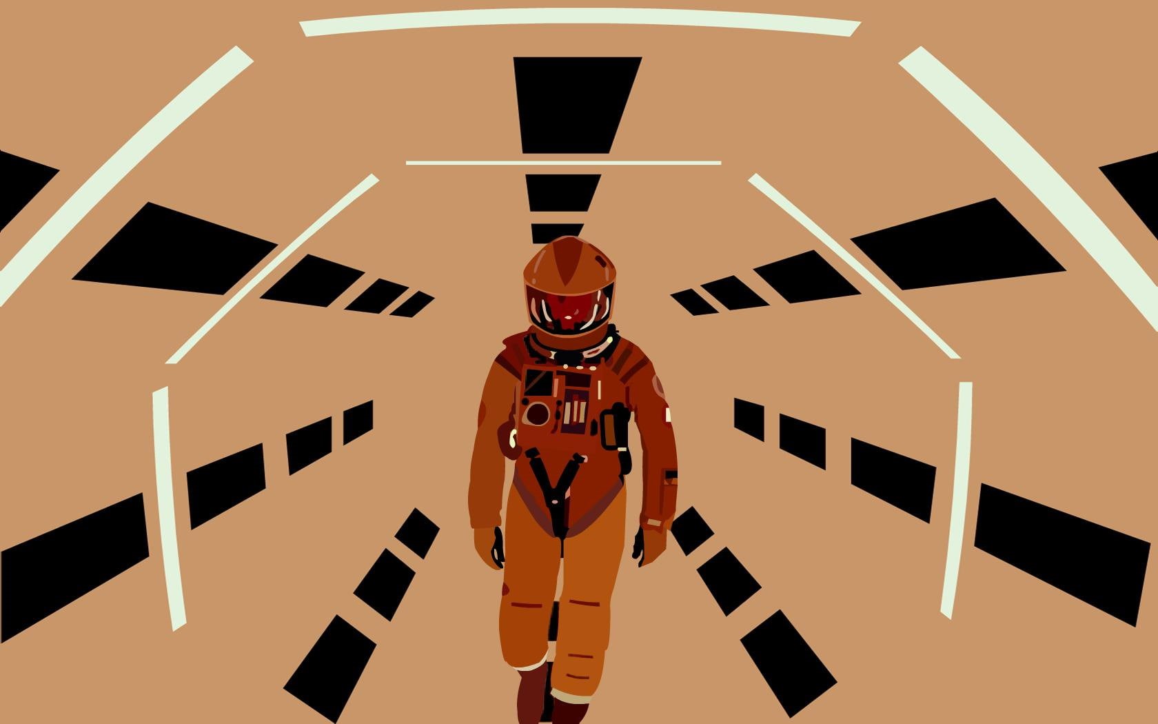 wide, mobile, odyssey, 2001, 720P, vectors, vector, space, HD Wallpaper
