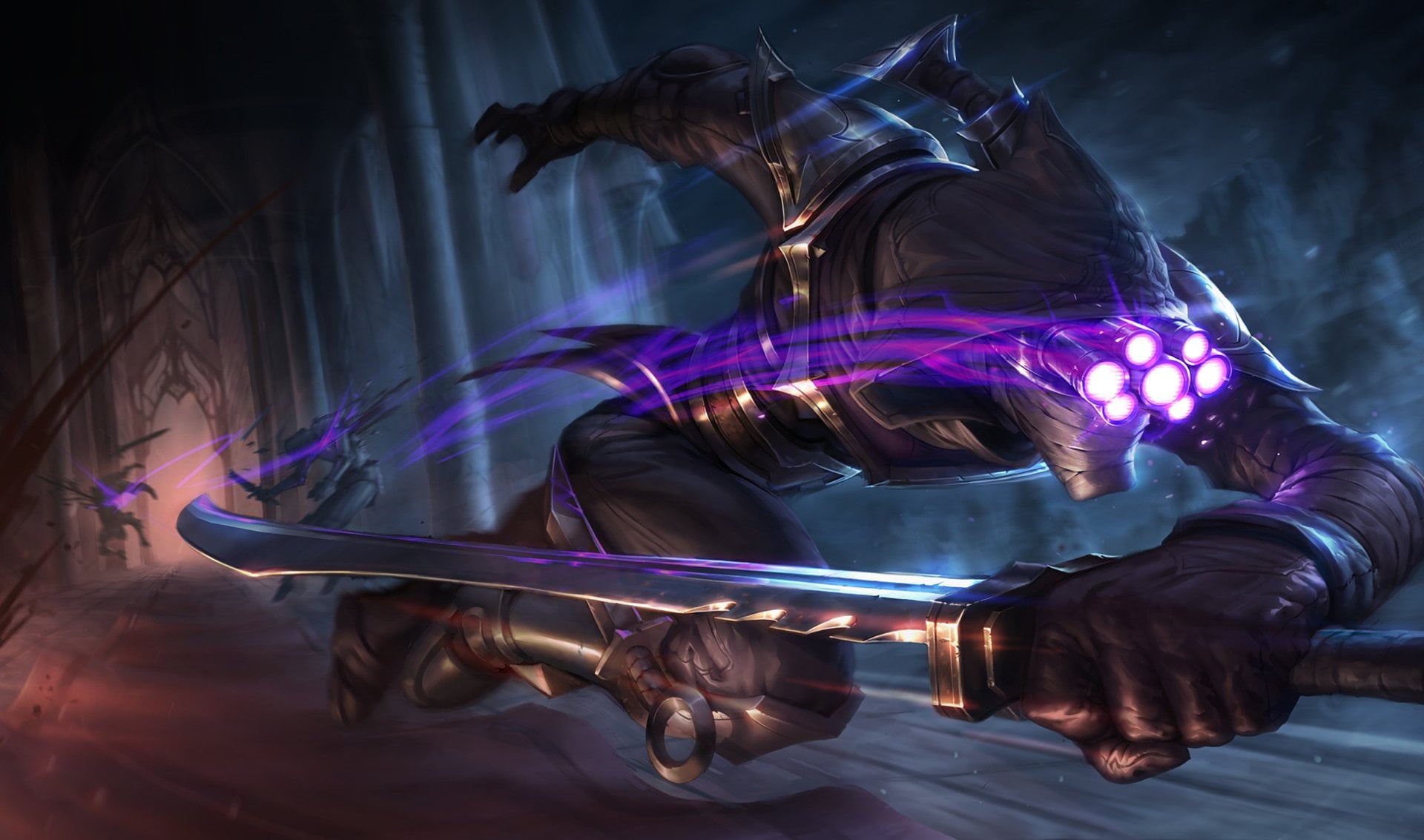 League Of Legends, legends, blurred motion, sitting, motion, 1080P, lifestyles, real people, long exposure, holding, master, purple, leisure activity, HD Wallpaper