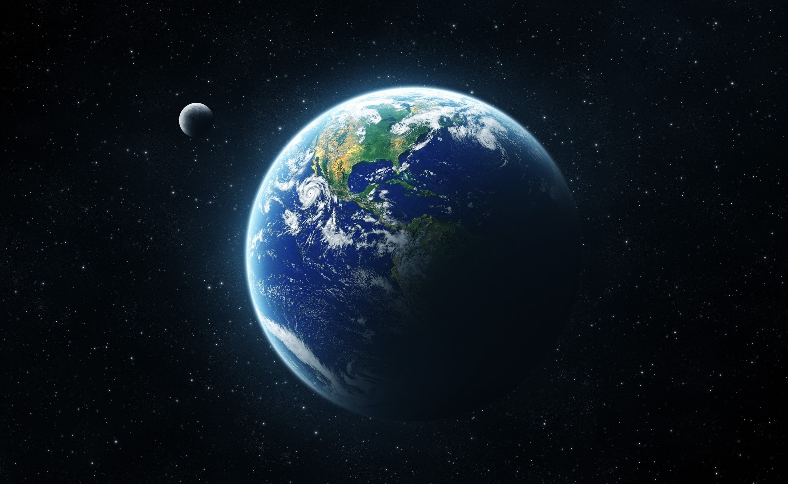 Space, no people, Moon, environment, globe - man made object, dark, planet - space, Earth, outdoors, orbiting, blue, topography, star - space, HD Wallpaper