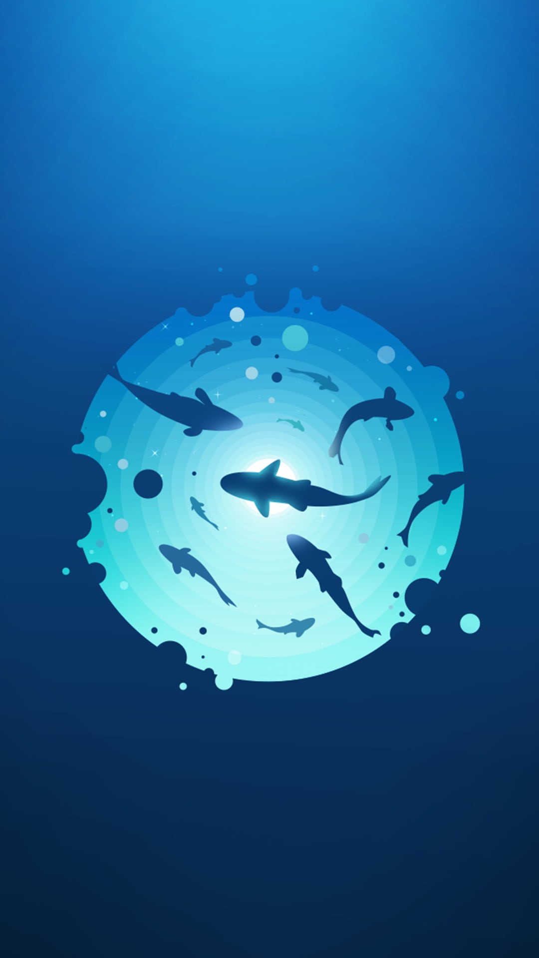animal themes, pollution, animals in the wild, clean, undersea, animal, studio shot, sea, no people, sharks, blue, communication, blue background, motion, Phone HD Wallpaper
