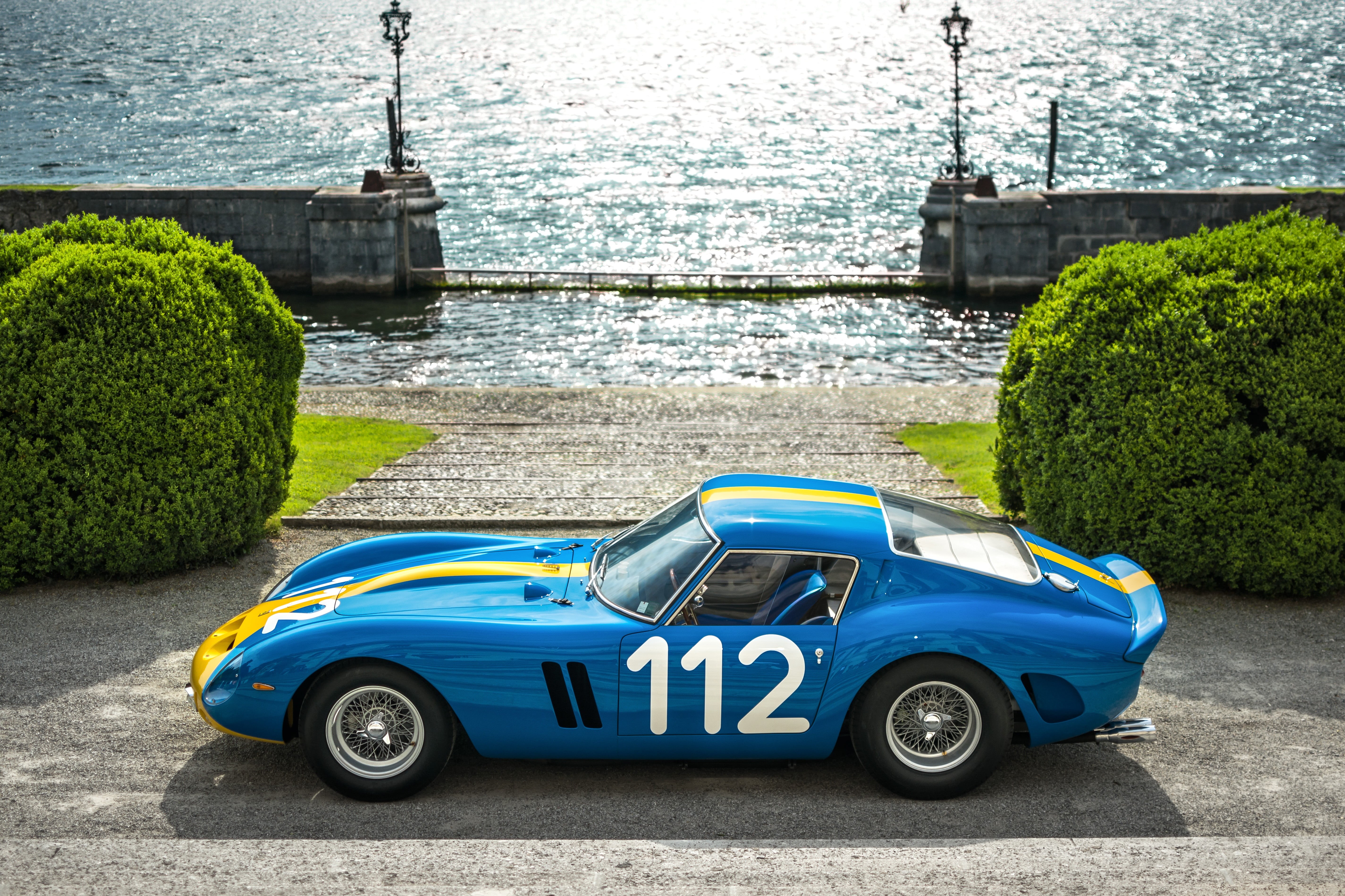 5K, blue, gto, ferrari, Ferrari 250 GTO, 250, HD Wallpaper