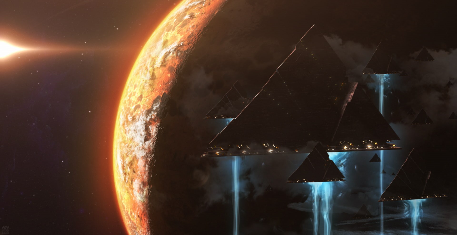 1080P, Space, Destiny, Planet, Spaceship, Destiny 2, HD Wallpaper