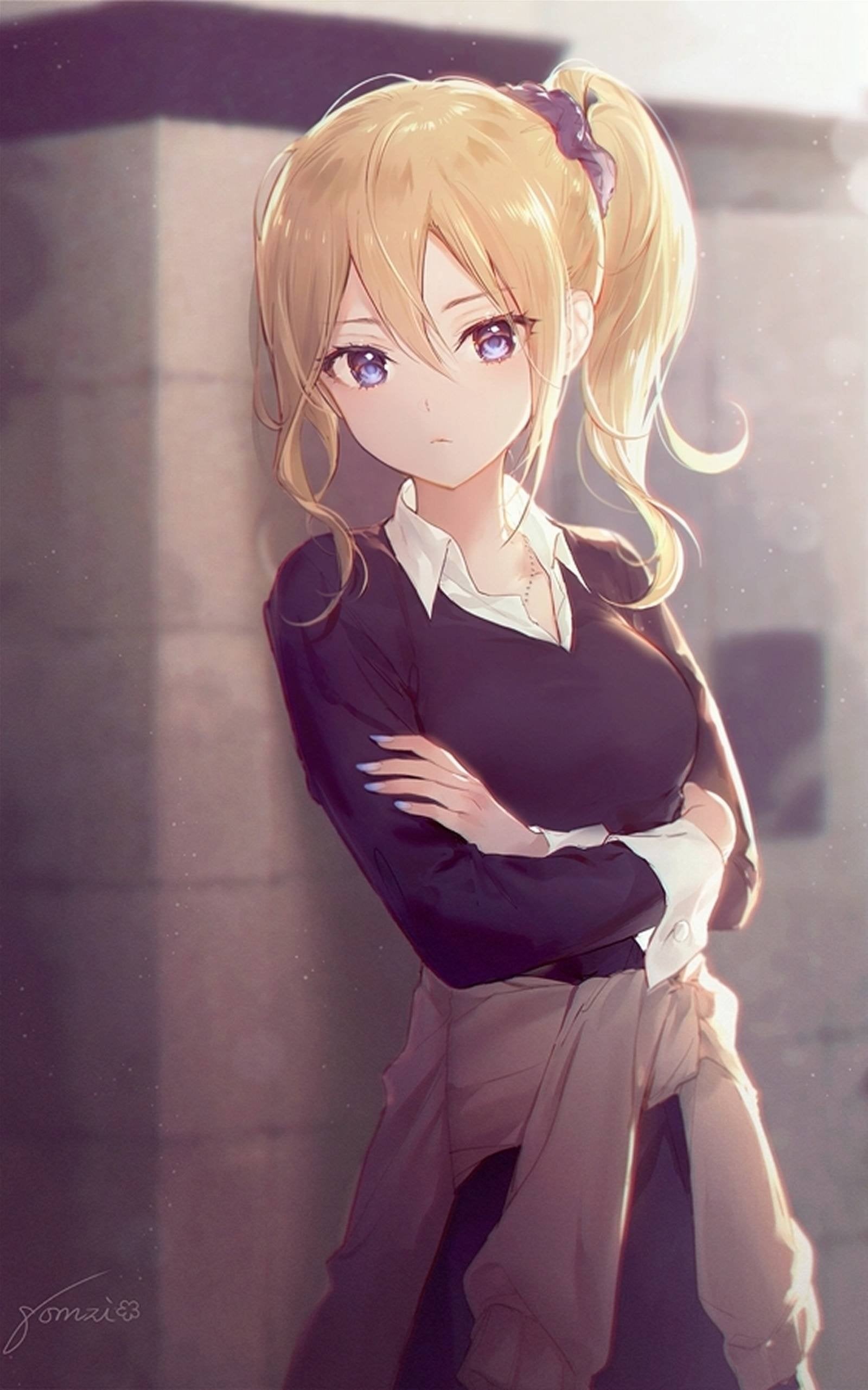 anime girls, 2K, Hayasaka Ai, Phone HD Wallpaper