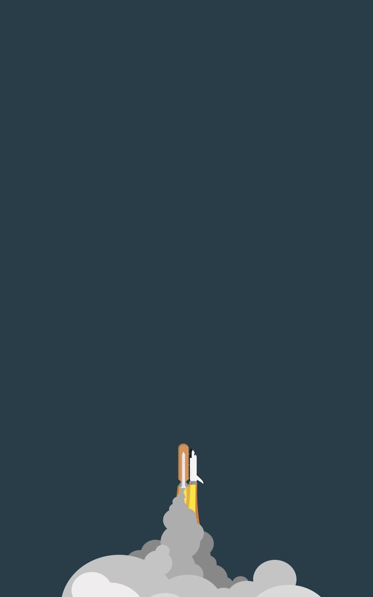 decoration, 1080P, outdoors, studio shot, space shuttle, copy space, silhouette, single object, white color, nature, no people, lighting equipment, art and craft, Phone HD Wallpaper