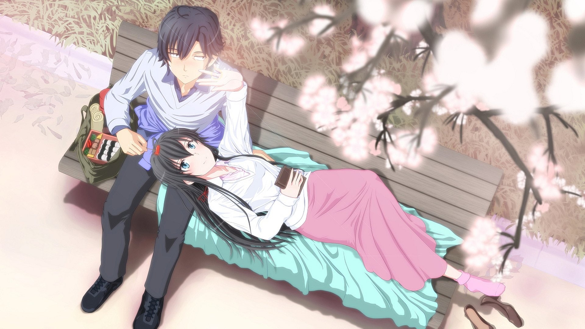 Yukino Yukinoshita, 1080P, Anime, My Teen Romantic Comedy SNAFU, Hikigaya Hachiman, HD Wallpaper