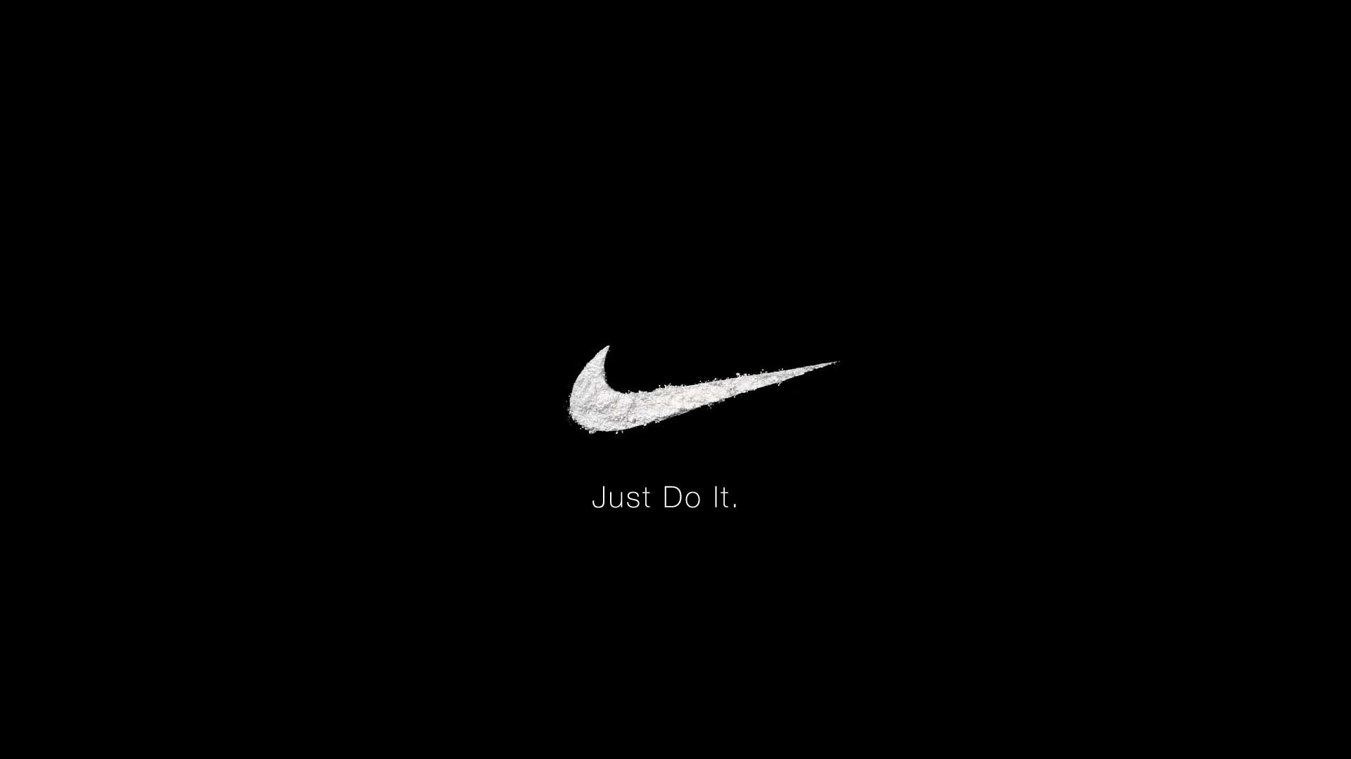 communication, night, black Color, just do it, symbol, white color, paper, flying, vector, 1080P, studio shot, information, western script, logo, no people, HD Wallpaper