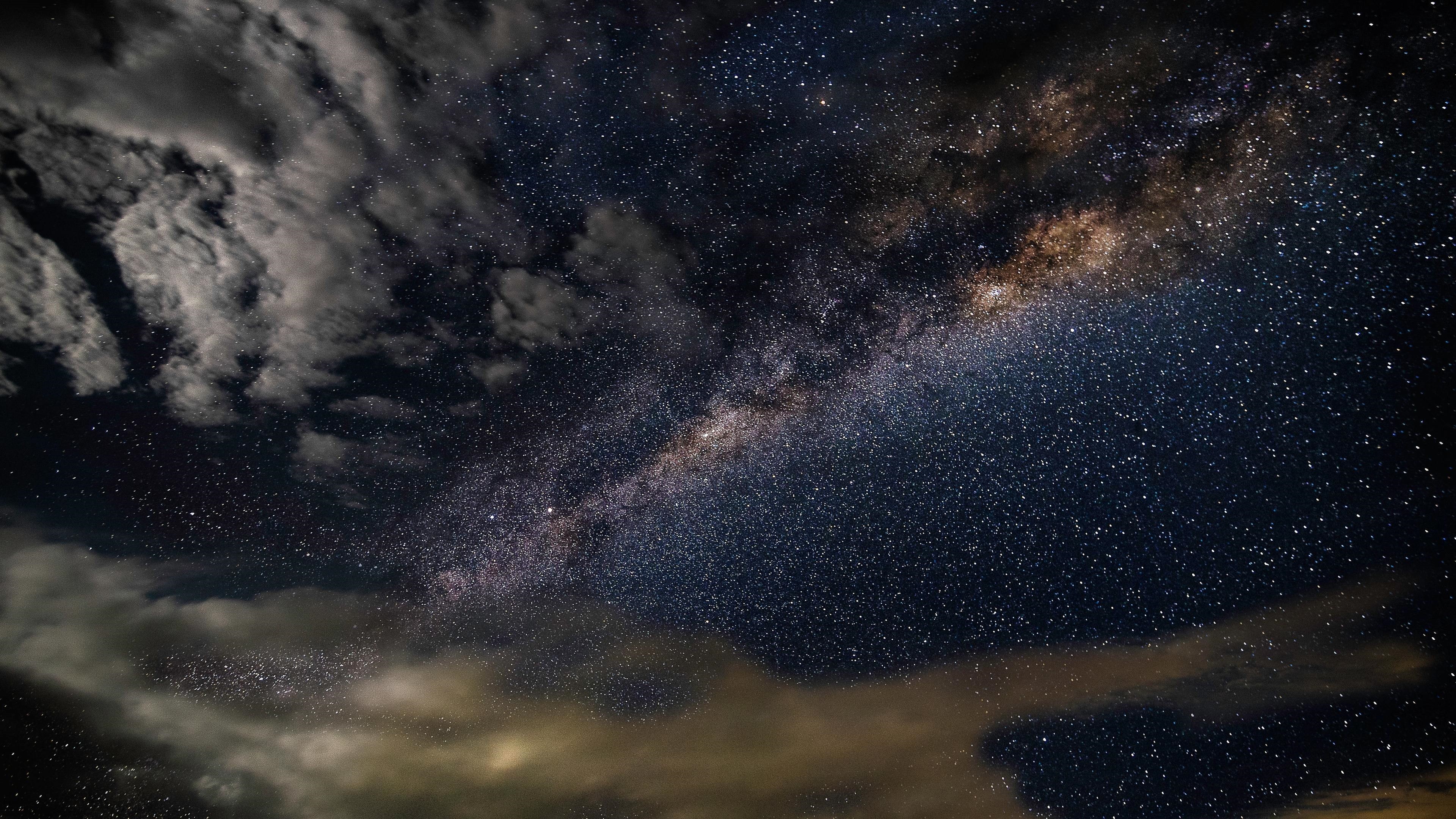 exploration, starry, moonlight, night, universe, constellation, astronomy, starry night, stars, starry sky, galaxy, scenic, atmosphere, darkness, 4K, sky, HD Wallpaper