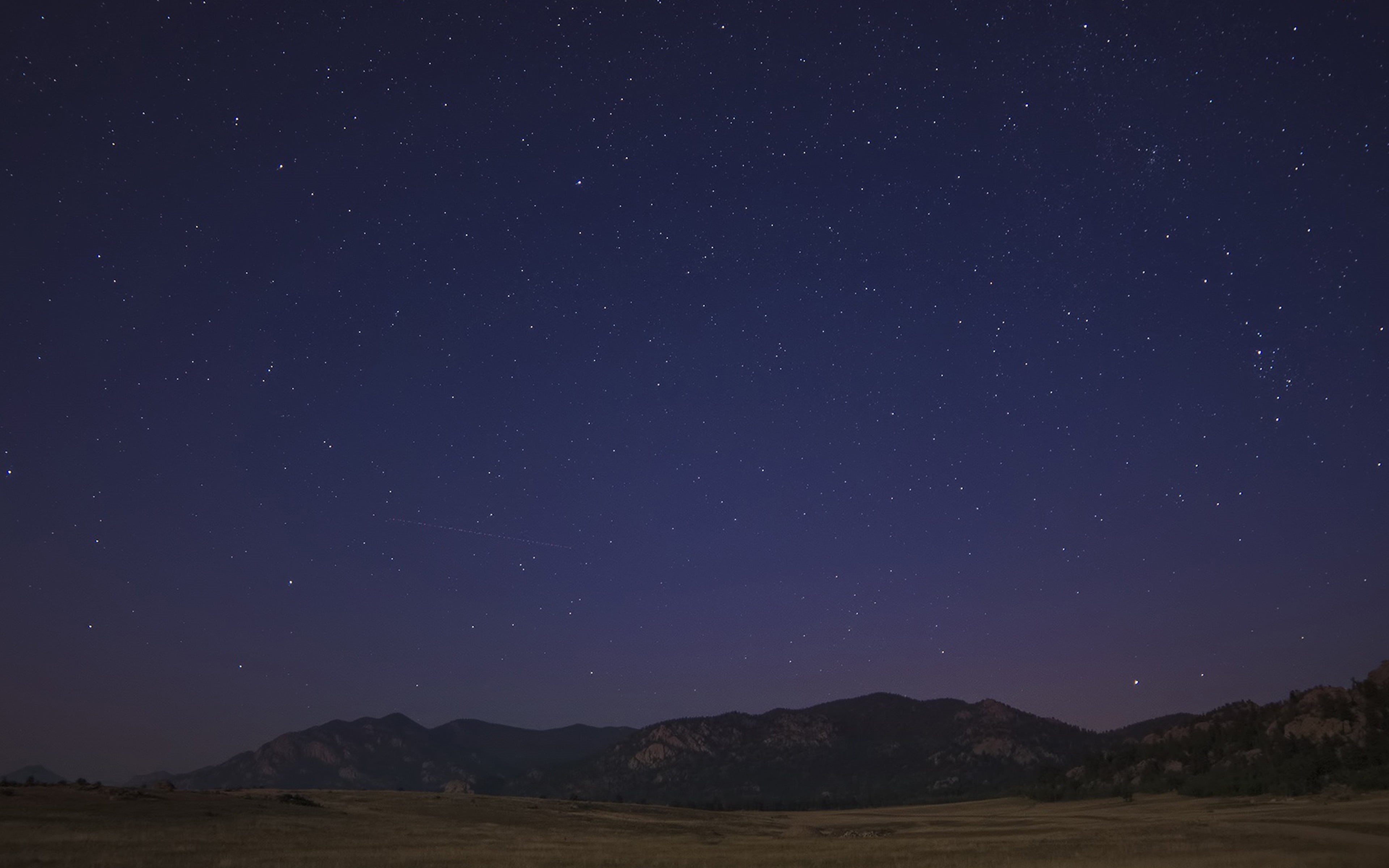 tranquility, sky, no people, nature, mountain range, non-urban scene, mountain, star, star - space, idyllic, 4K, shine, fall, constellation, environment, HD Wallpaper