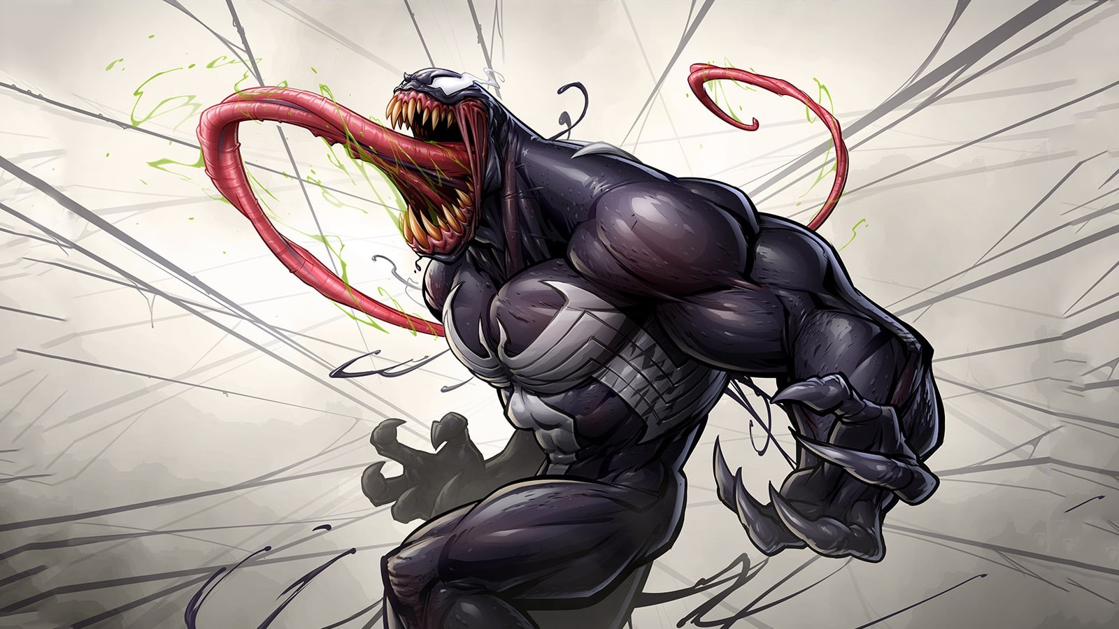eddie brock, 720P, Venom, Spider-Man, Patrick Brown, HD Wallpaper