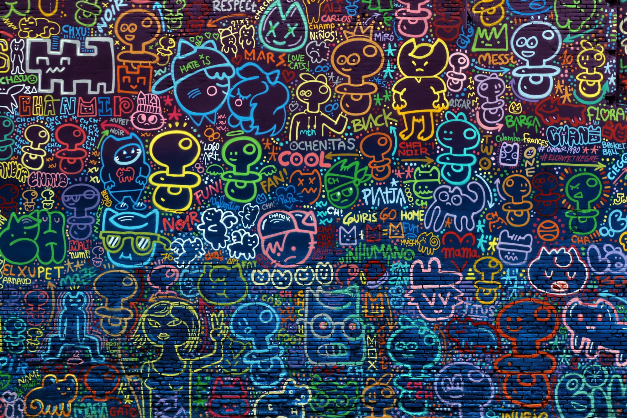 pattern, global Communications, abstract, creativity, 1080P, connection, wall, art, drawings, shape, large group of objects, seamless, decoration, no people, HD Wallpaper