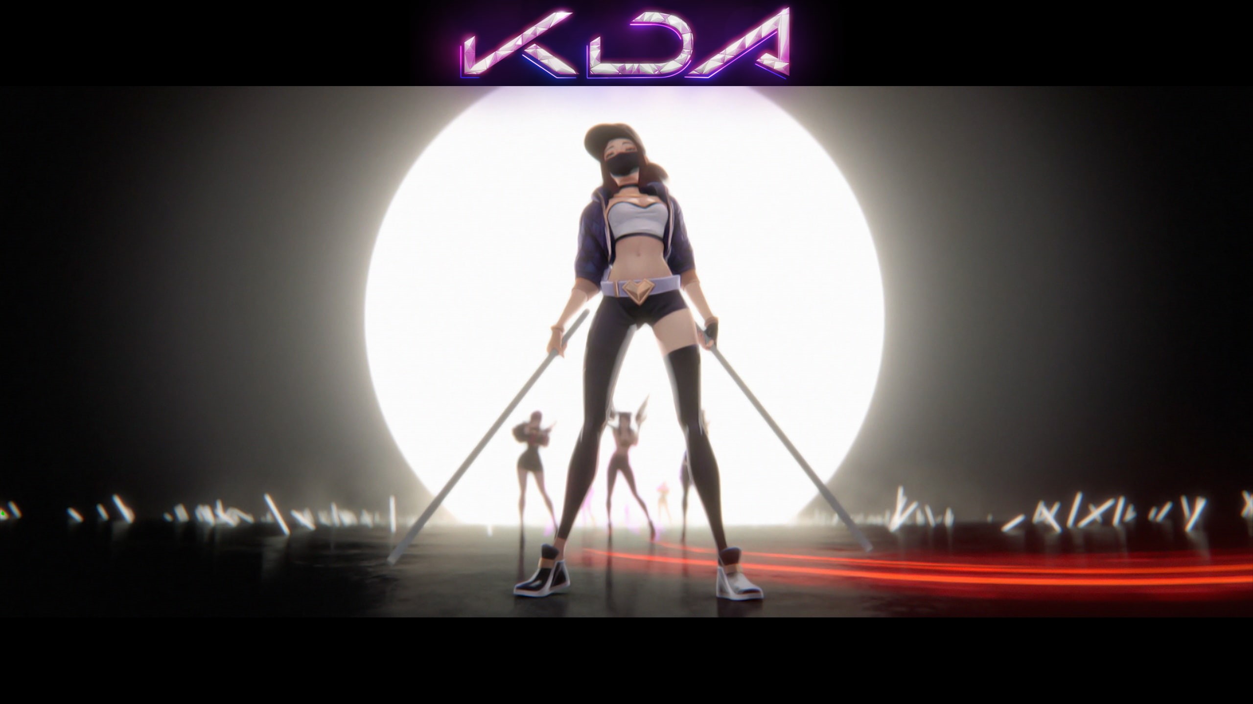 League of Legends, Akali(League of Legends), K/DA, 2K, mask, PC gaming, HD Wallpaper
