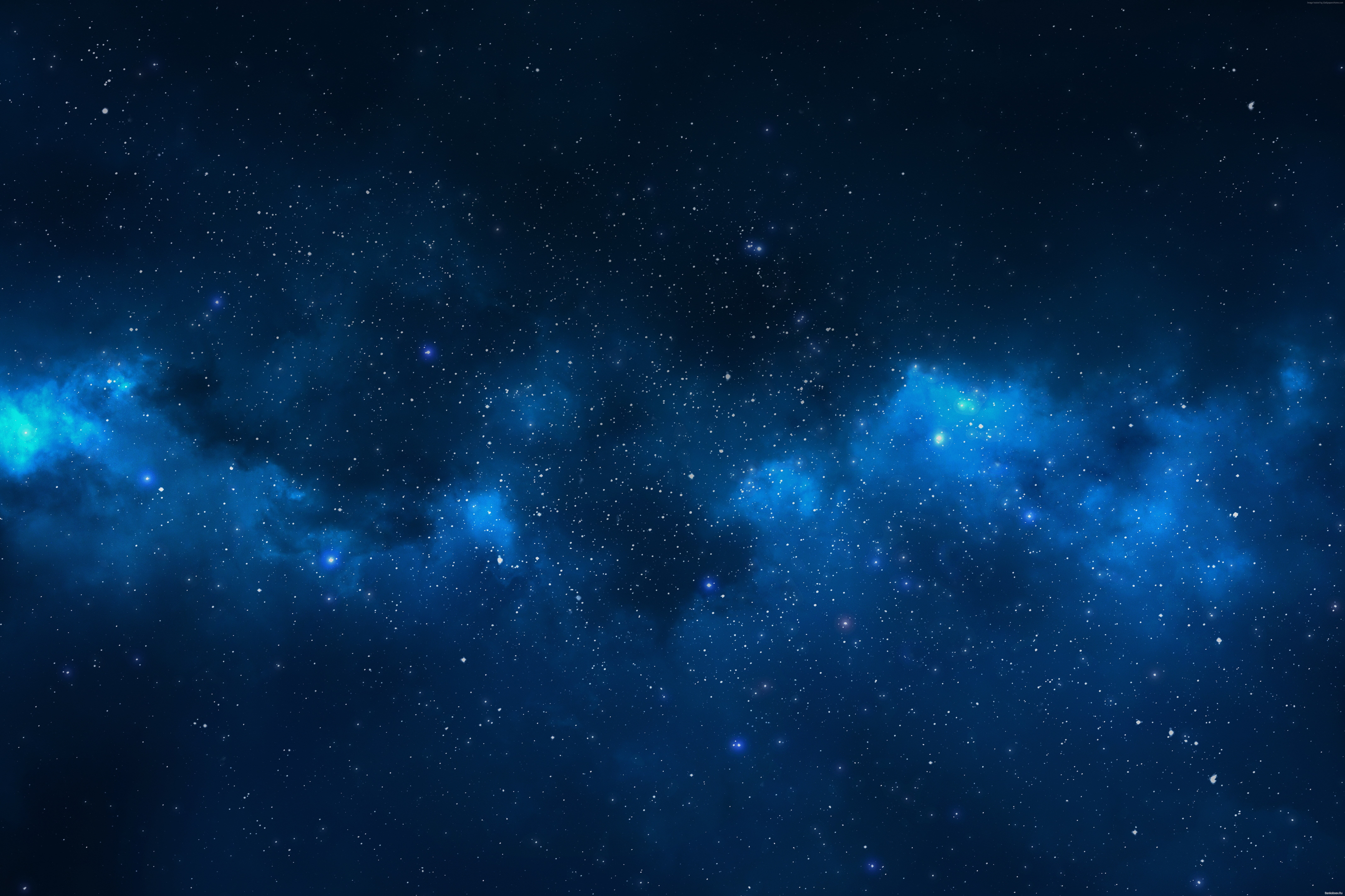 stars, star field, night, beauty in nature, milky way, glowing, sky, no people, space, tranquility, scenics - nature, blue, astronomy, 4K, nature, 8K, HD Wallpaper