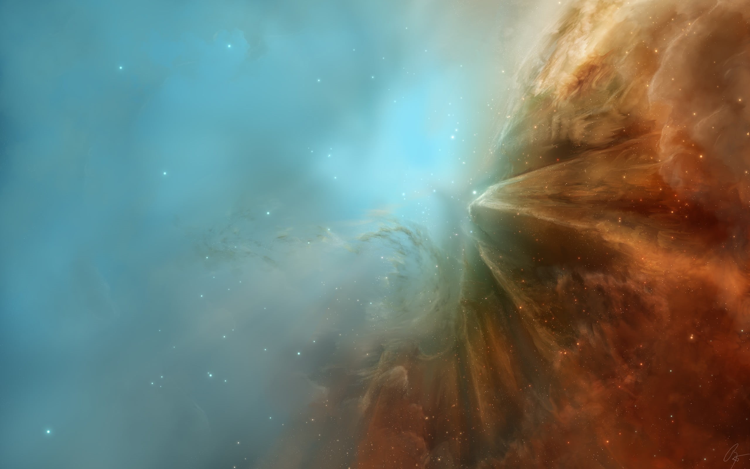 close-up, water, glass - material, JoeyJazz, outdoors, space art, nebula, sea, 2K, underwater, no people, space, full frame, nature, sky, transparent, HD Wallpaper