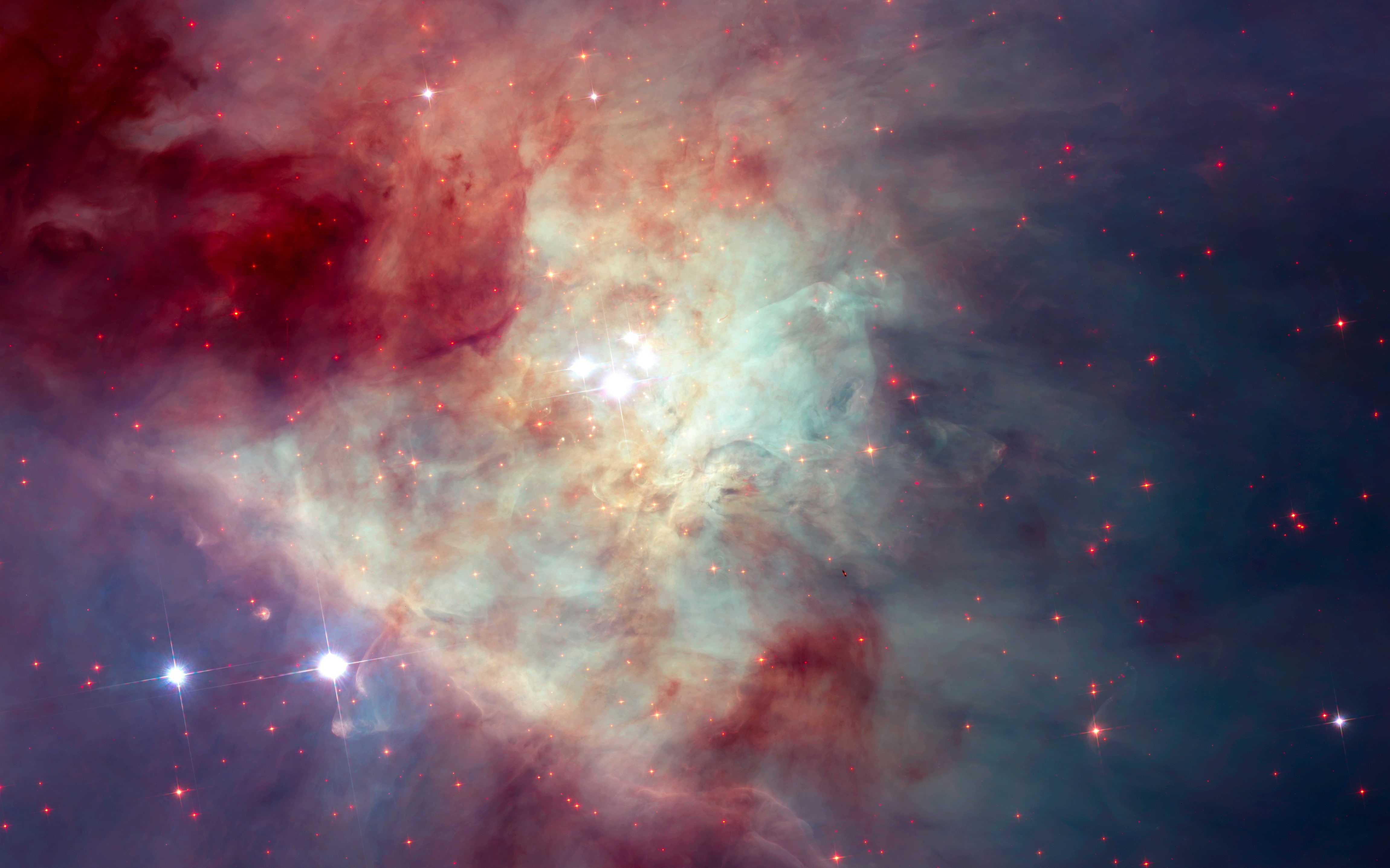 Nebula, 4K, Mosaic, k, Hubble, Orion, HD Wallpaper