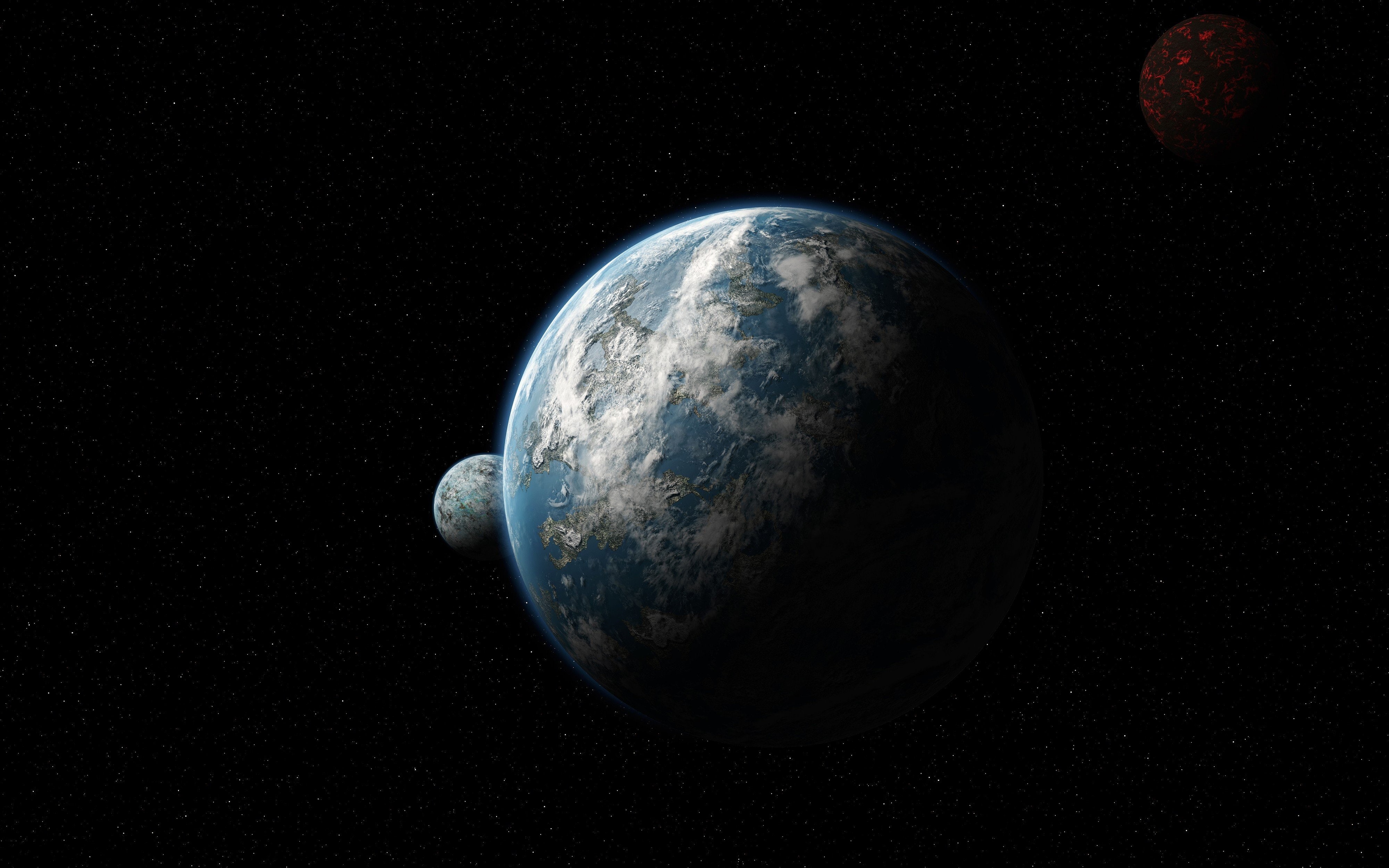 ultrahd, mac, 4K, galaxy, planet, space, stars, scientific, HD Wallpaper