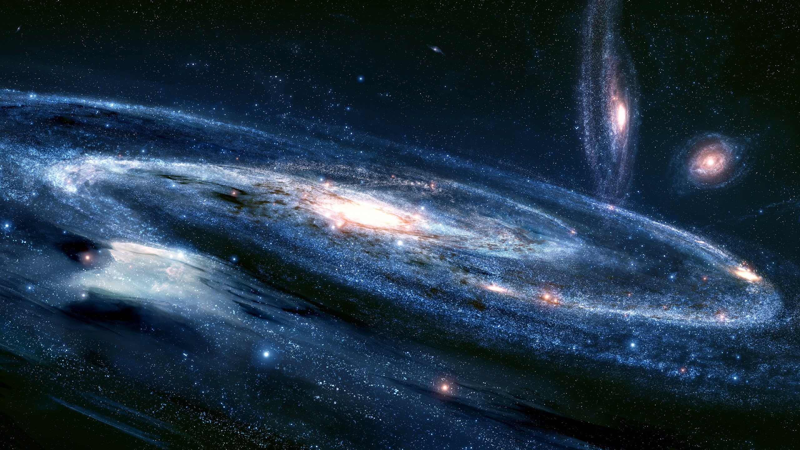 stars, galaxies, space, 2K, nebula, beautiful, universe, HD Wallpaper