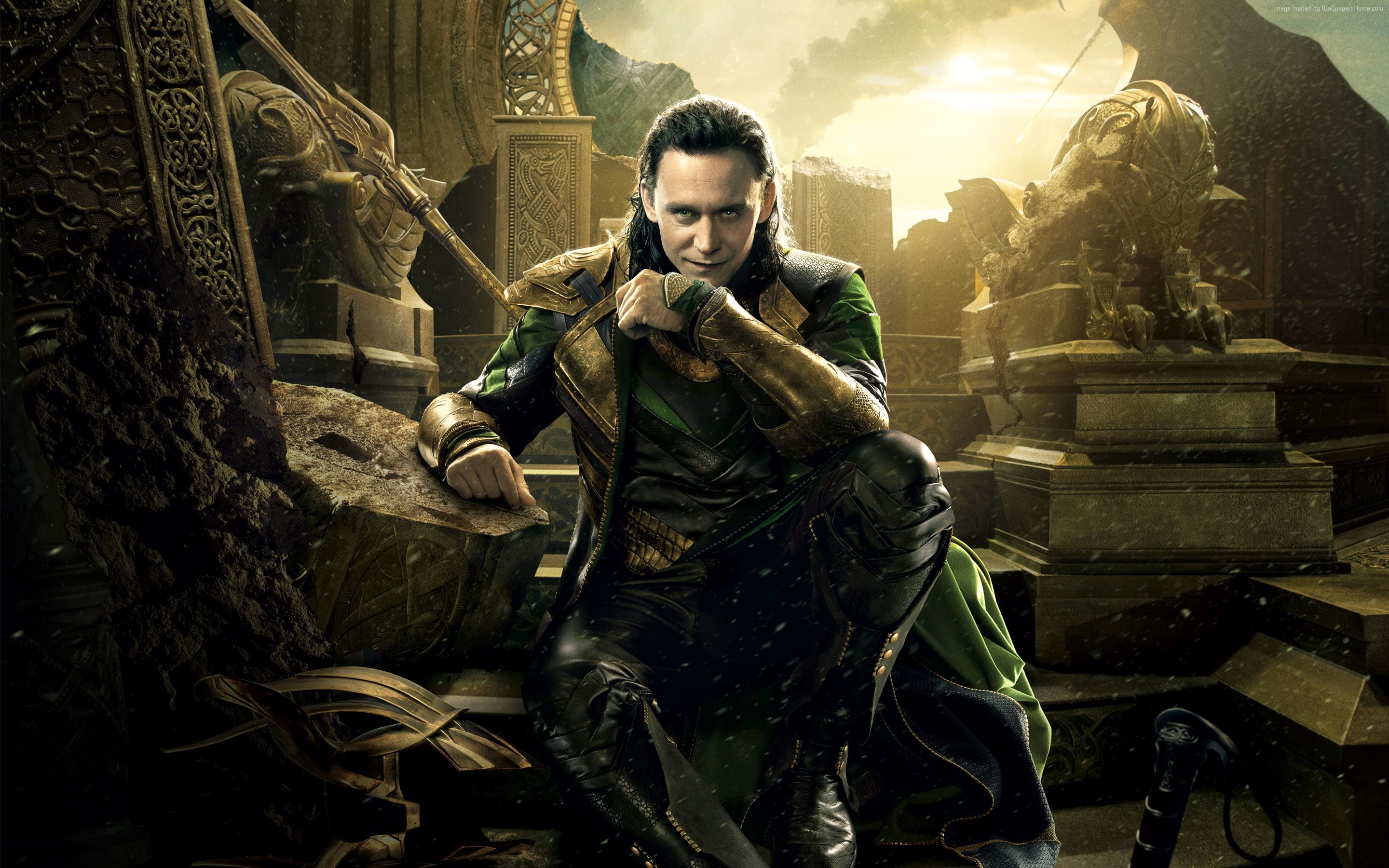 best movies, Tom Hiddleston, 2K, Marvel, Thor: Ragnarok, Loki, HD Wallpaper