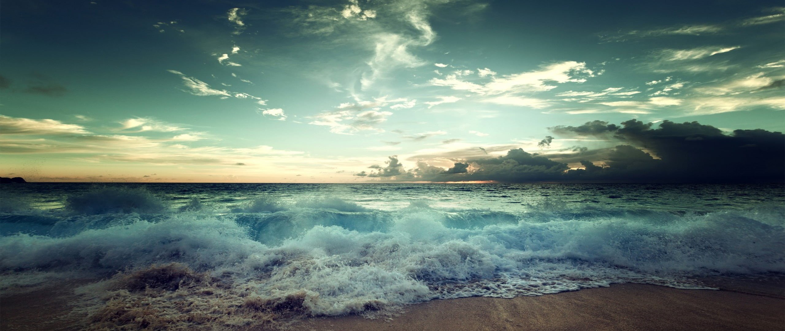 nature, aquatic sport, land, 2K, sport, power in nature, scenics - nature, environment, ultra-wide, horizon over water, beach, photography, beauty in nature, HD Wallpaper