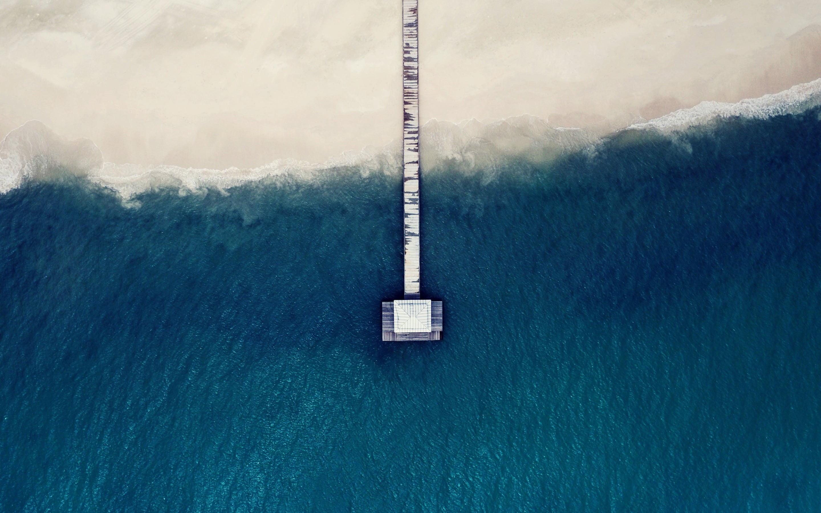 day, beach, body, water, tranquility, outdoors, blue, winter, sea, Maldives, wood - material, frozen, white, copy Space, tranquil scene, nature, no People, HD Wallpaper